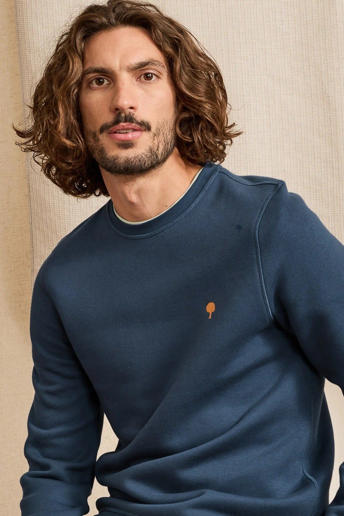 FAGUO-Donzy Sweat Knit-Blue-BACKYARD