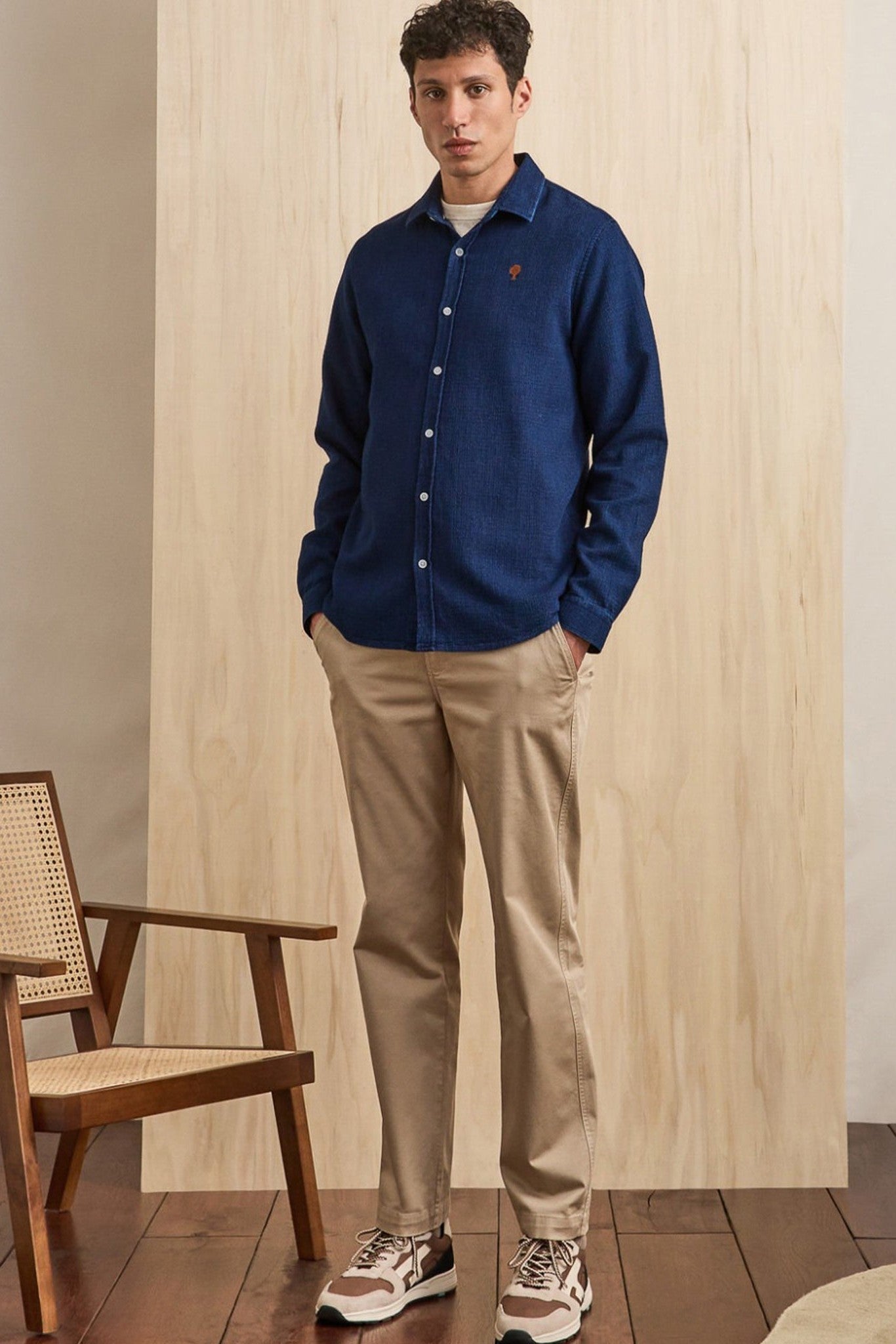FAGUO - Iraty Shirt Woven - Raw Denim - BACKYARD