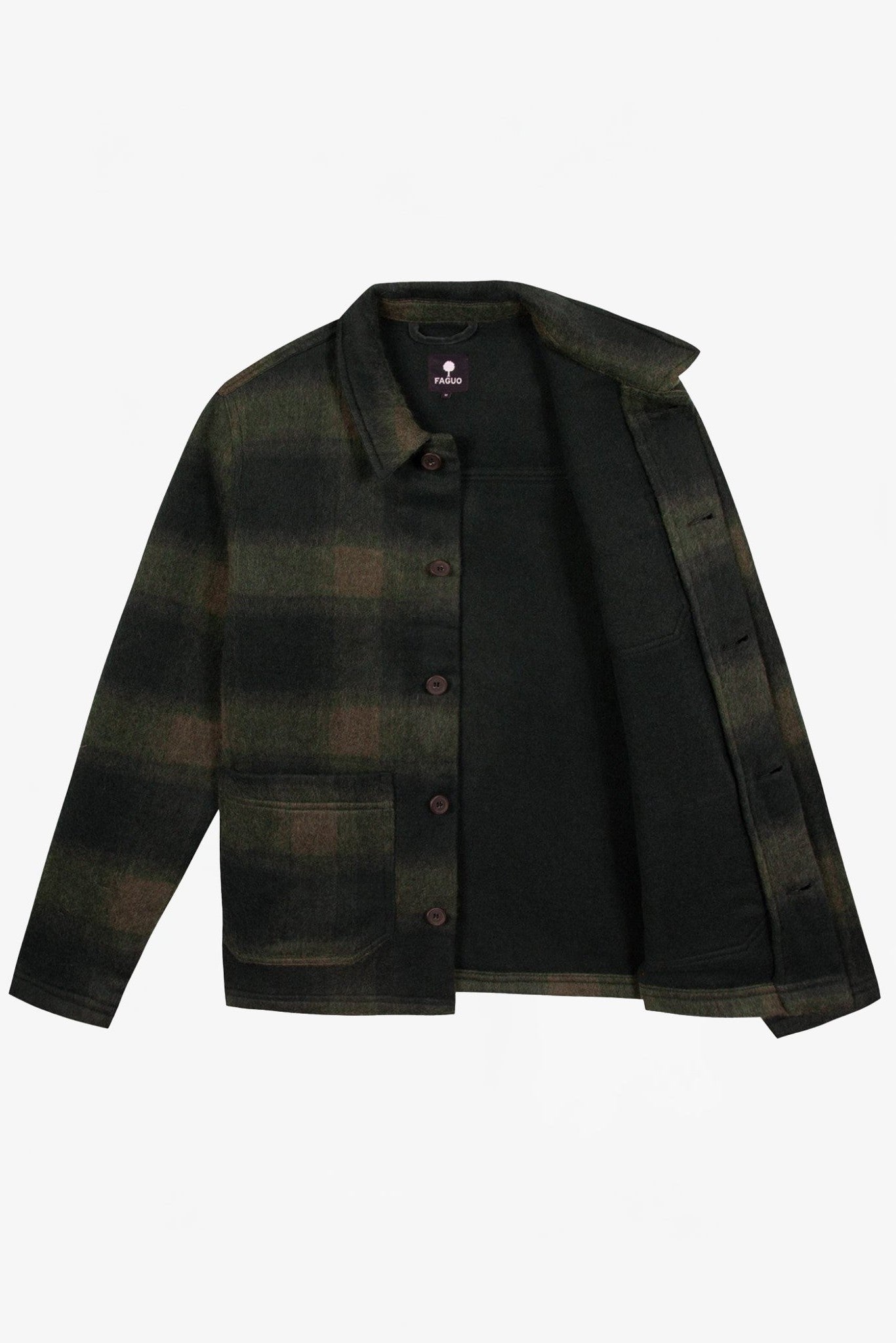 FAGUO - Lorge Outerwear Woven - Leaf Green Light Beige - BACKYARD