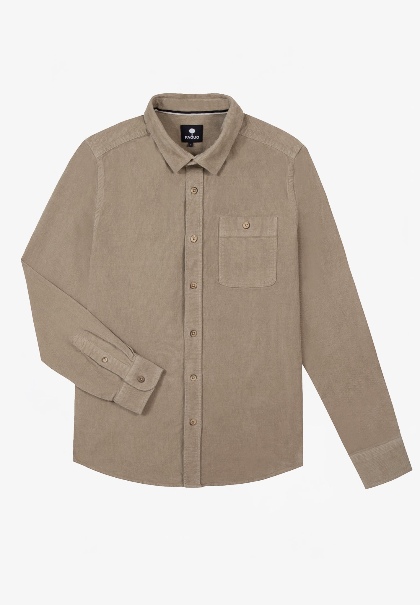 FAGUO - Onca Shirt Woven - Light Beige - BACKYARD