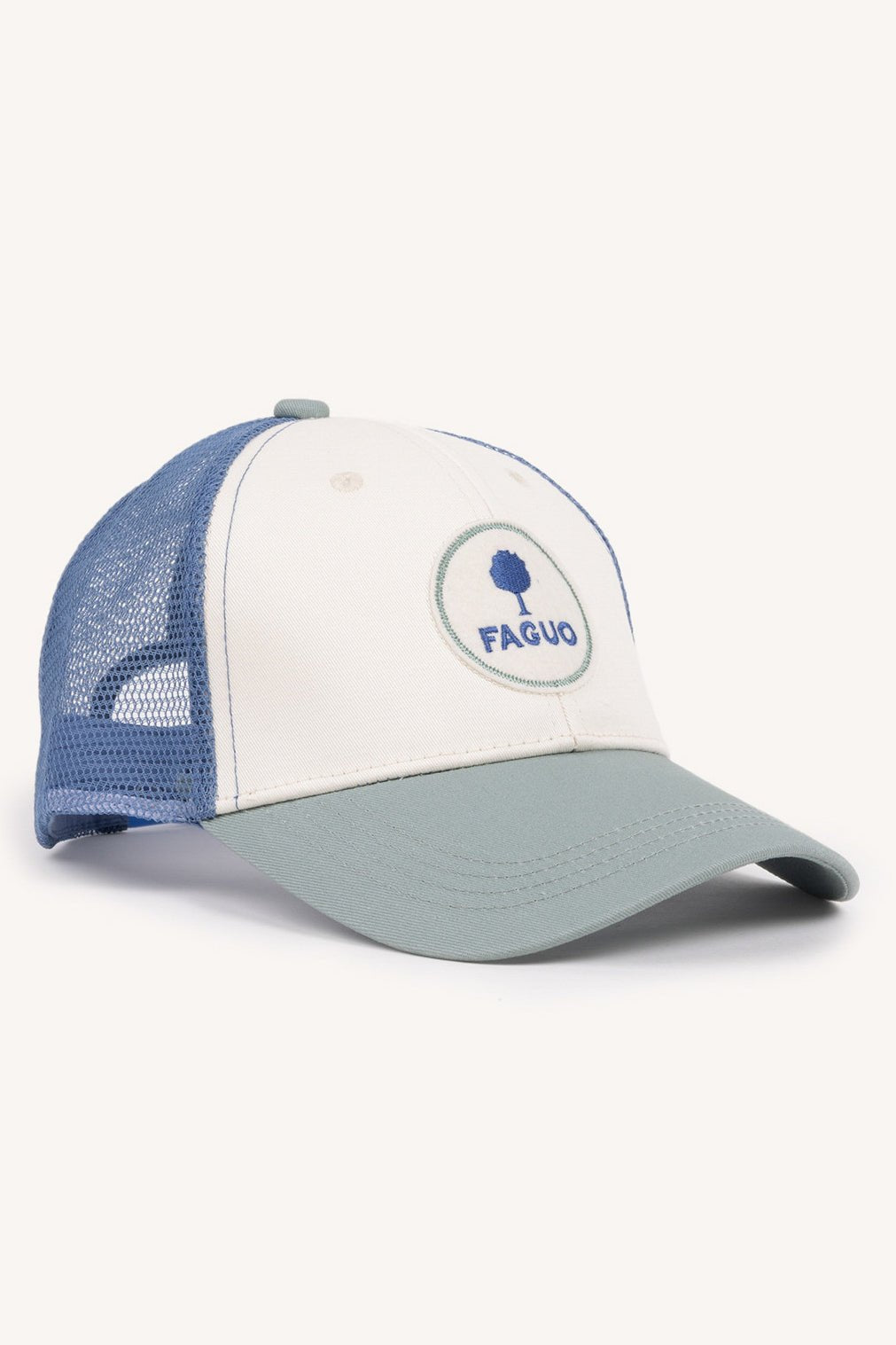 FAGUO - Trucker Cap Heads Woven - Khaki 31 - BACKYARD