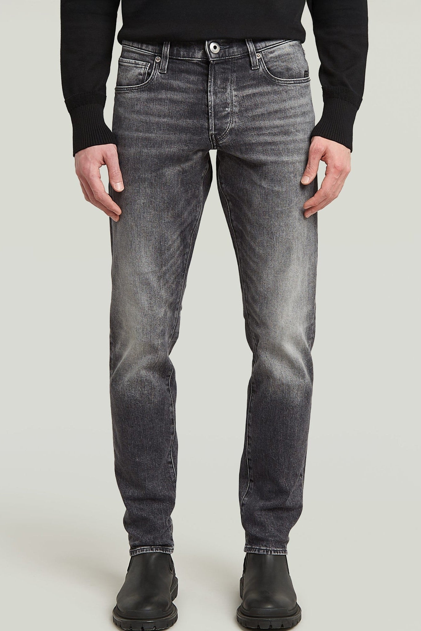 G - STAR - 3301 Regular Tapered - Faded Bullit - BACKYARD