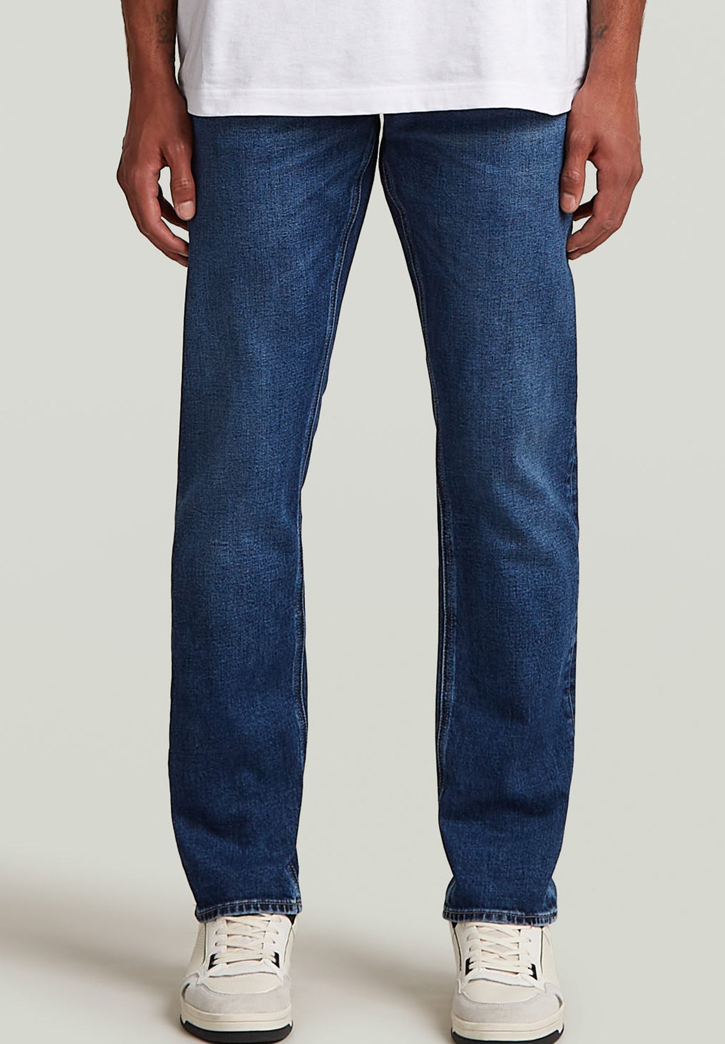 G - STAR - Mosa Straight - Faded Atlantic Ocean - BACKYARD