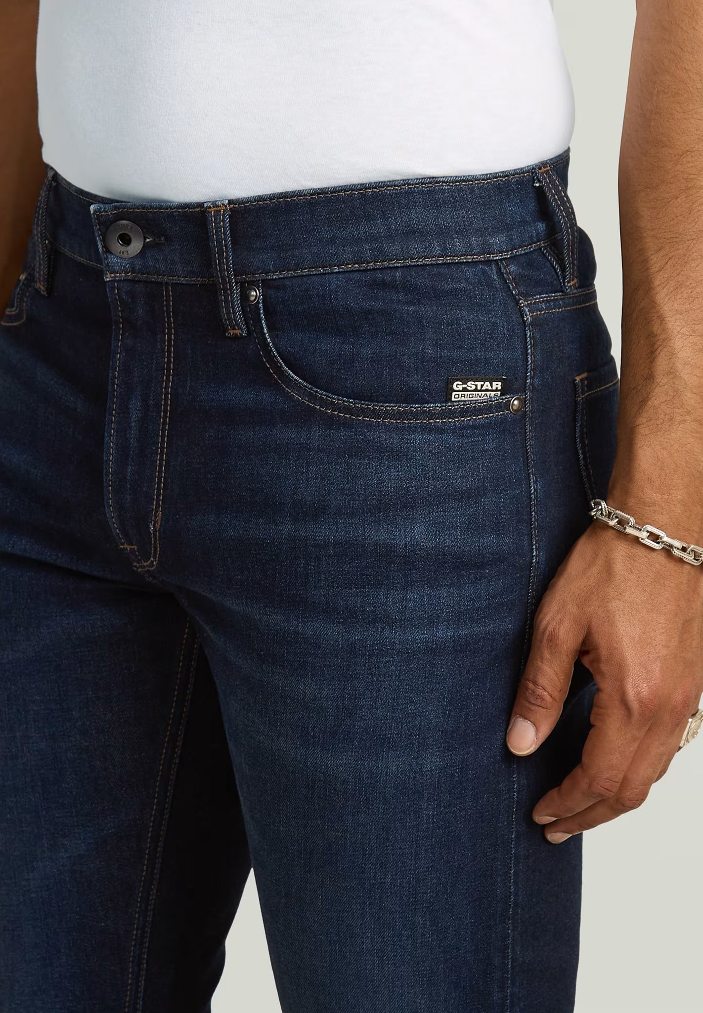 G - STAR - Mosa Straight - Worn In Hourglass - BACKYARD