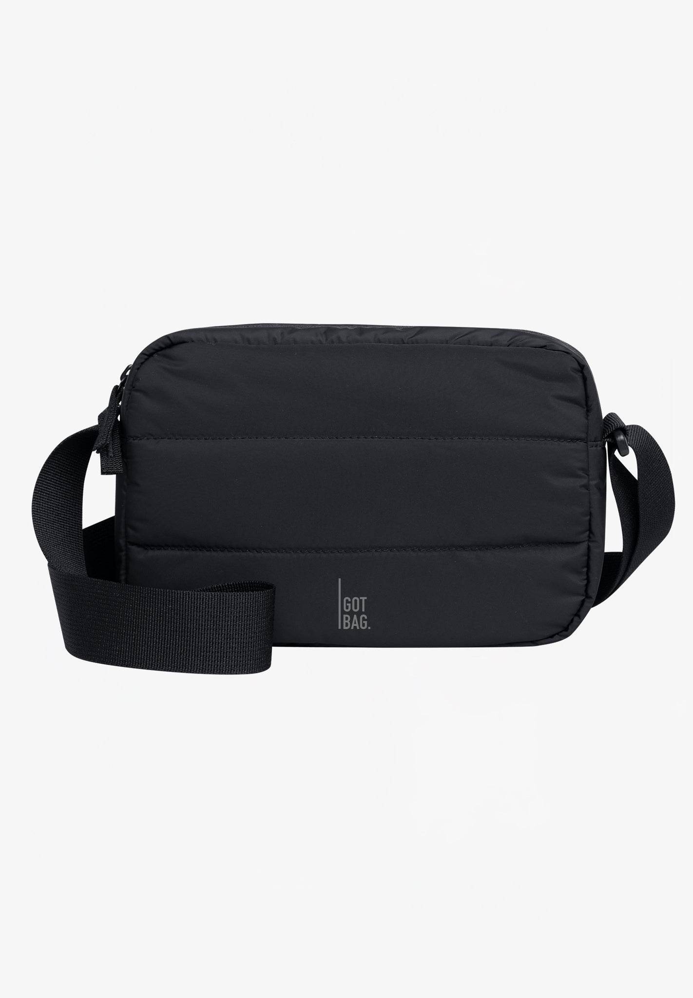 GOT BAG - Puffer Crossbody Bag - Black Monochrome - BACKYARD