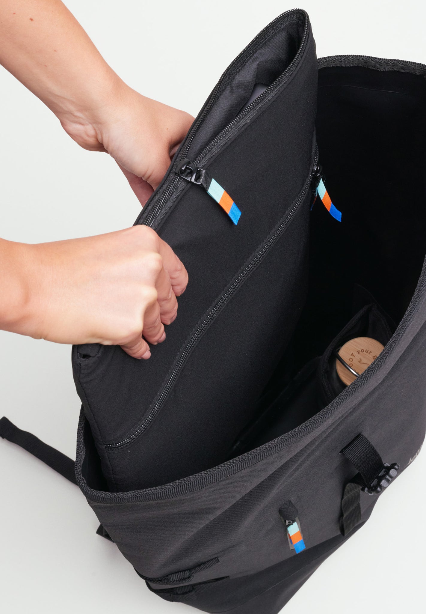 GOT BAG - Rolltop 2.0 - Black - BACKYARD