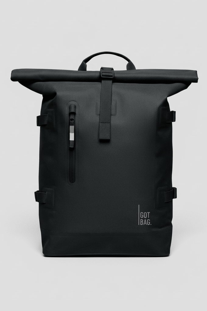 GOT BAG - Rolltop 2.0 Monochrome - Black - BACKYARD