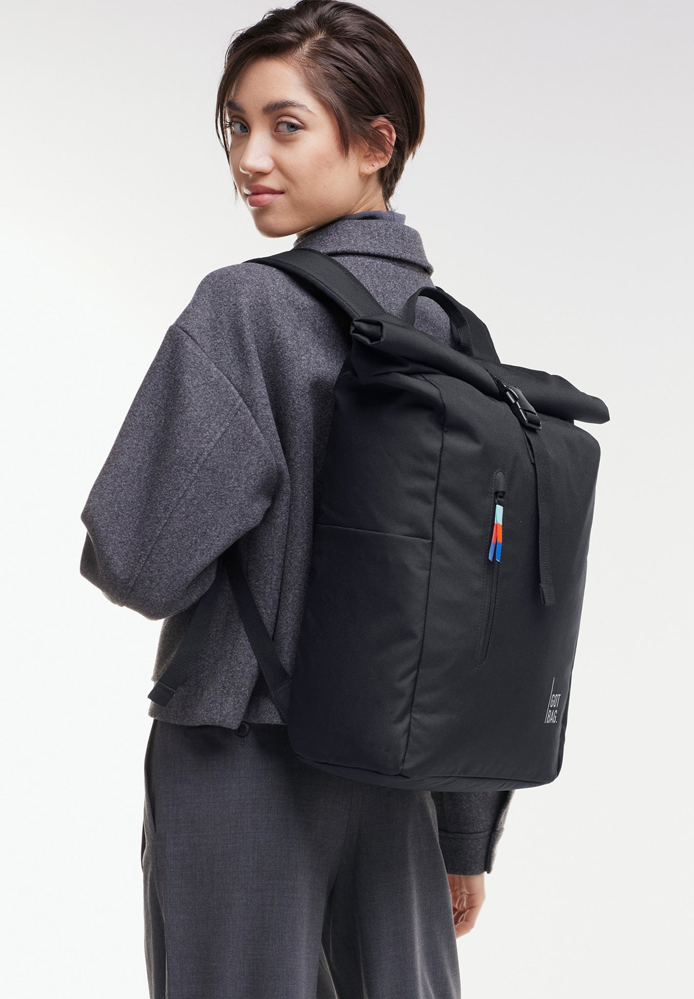 GOT BAG - Rolltop Easy - Black - BACKYARD