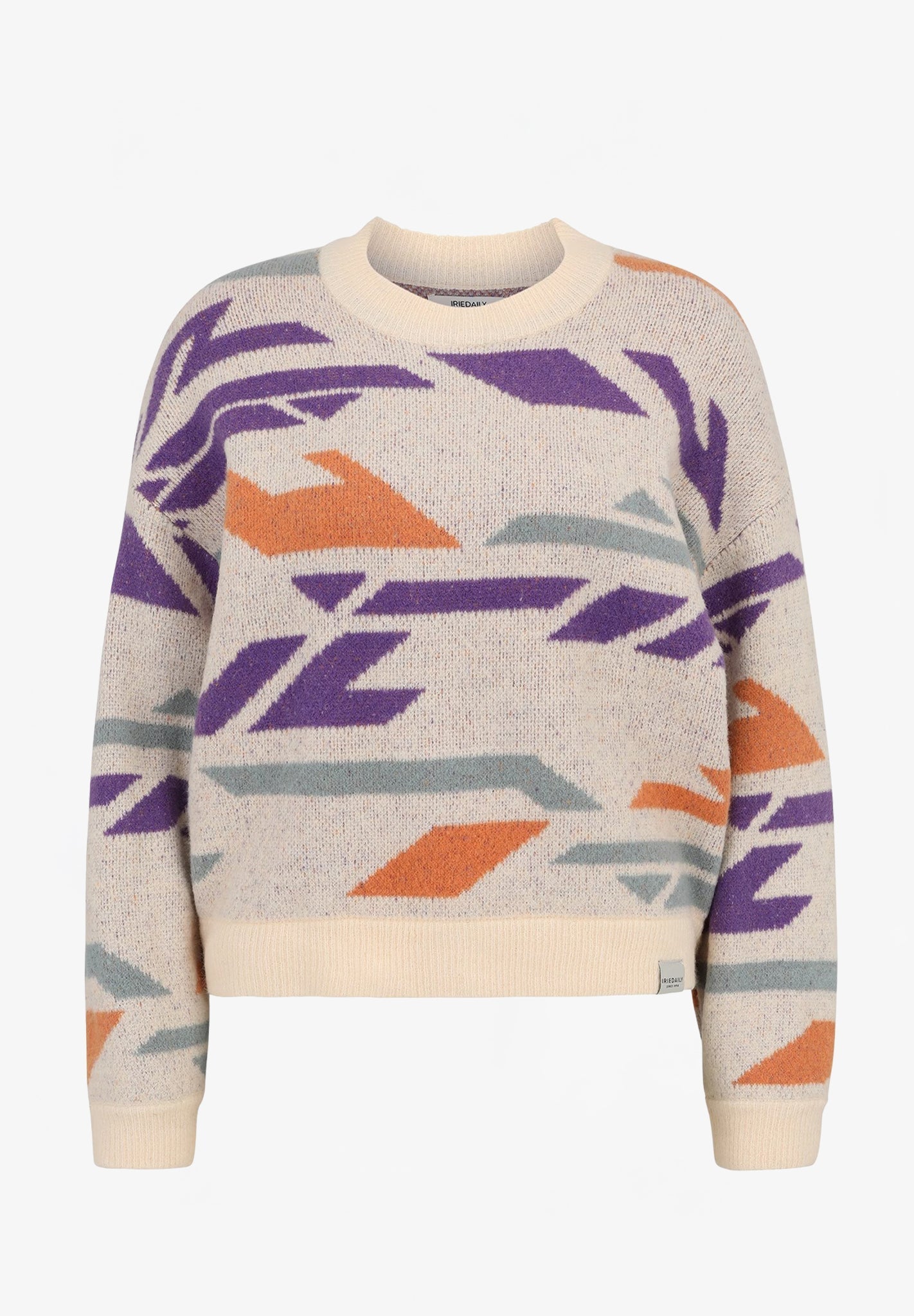 IRIEDAILY - Boxy Fluff Knit - Chalk - BACKYARD