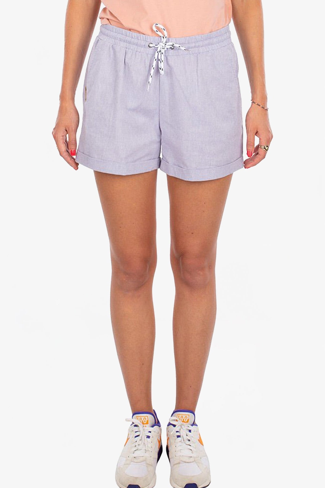 IRIEDAILY - Chambray Girl Short - Vintage Purple - BACKYARD