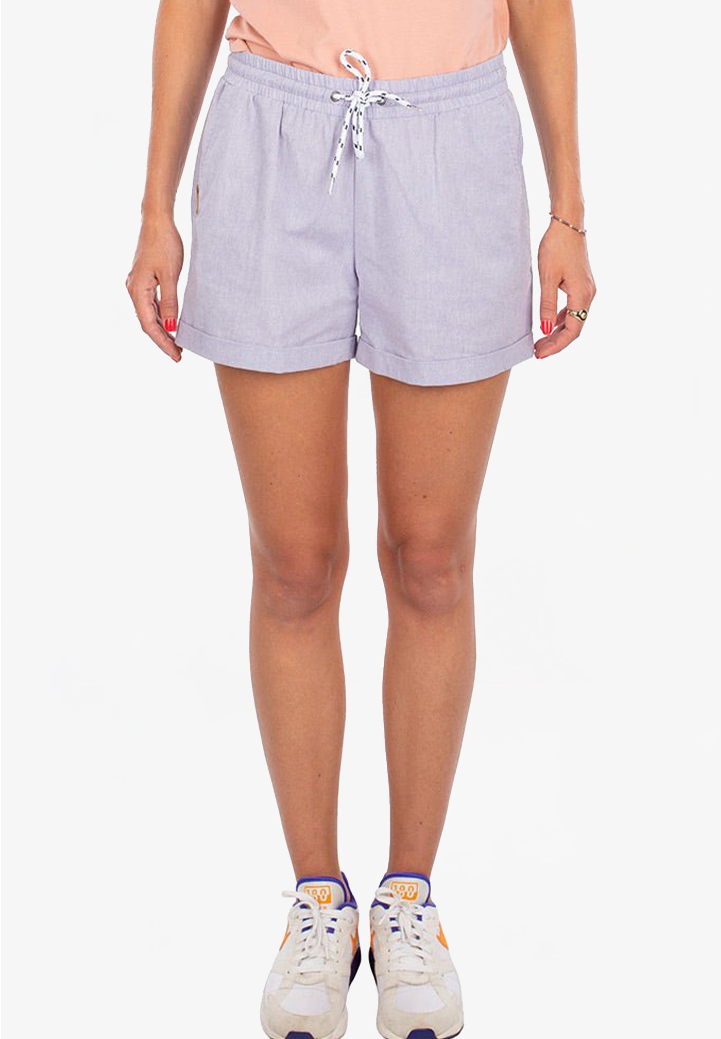 IRIEDAILY - Chambray Girl Short - Vintage Purple - BACKYARD