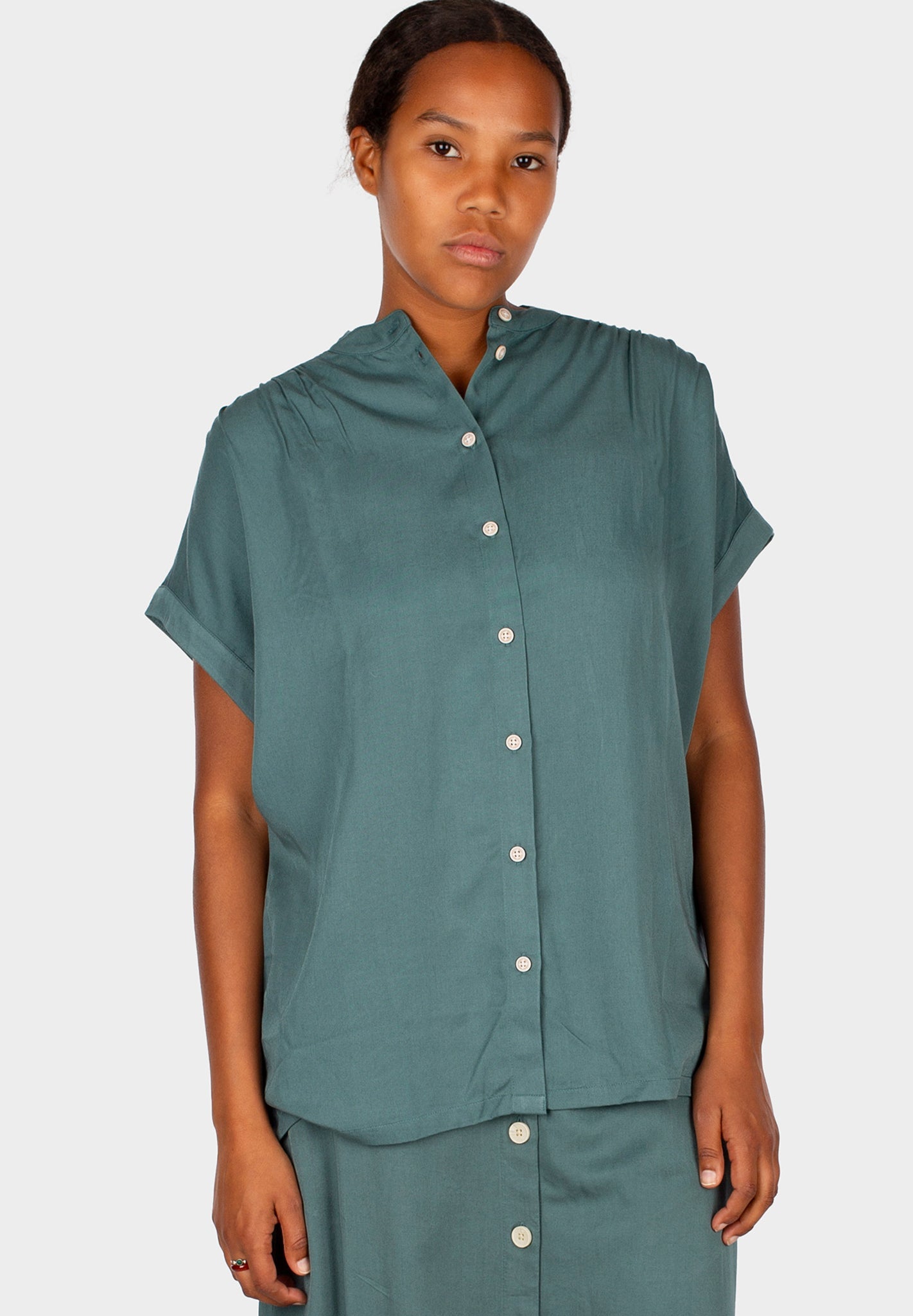 IRIEDAILY - Civic Eco Shirt - Cool Jungle - BACKYARD