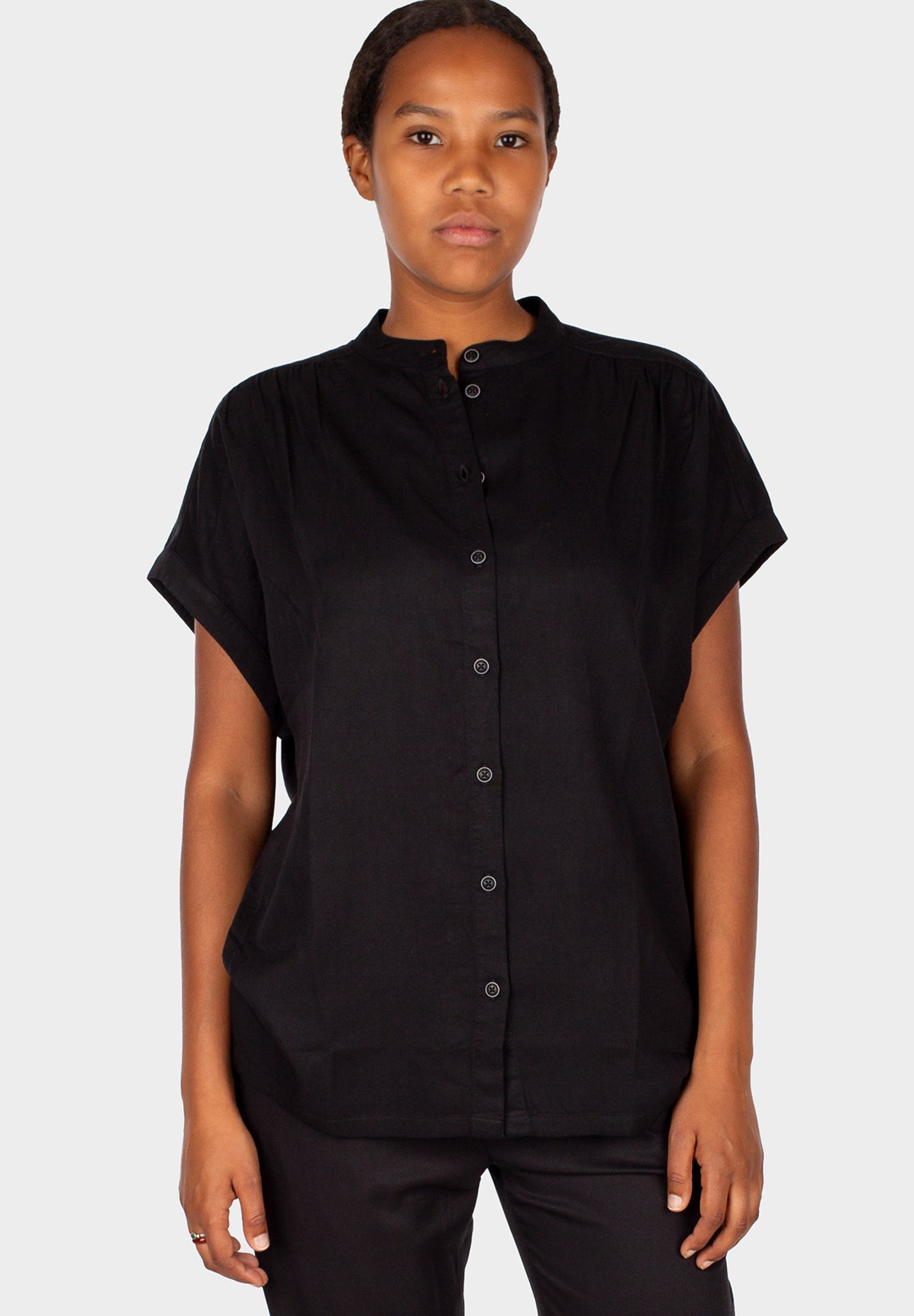 IRIEDAILY - Civic Eco Shirt - Black - BACKYARD