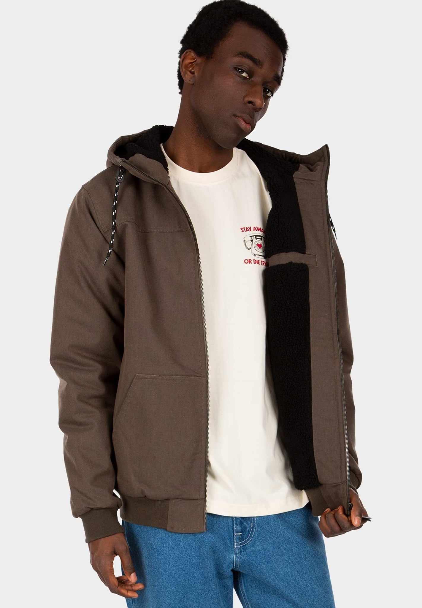 IRIEDAILY - Dock36 Swing Jacket - Black Olive - BACKYARD