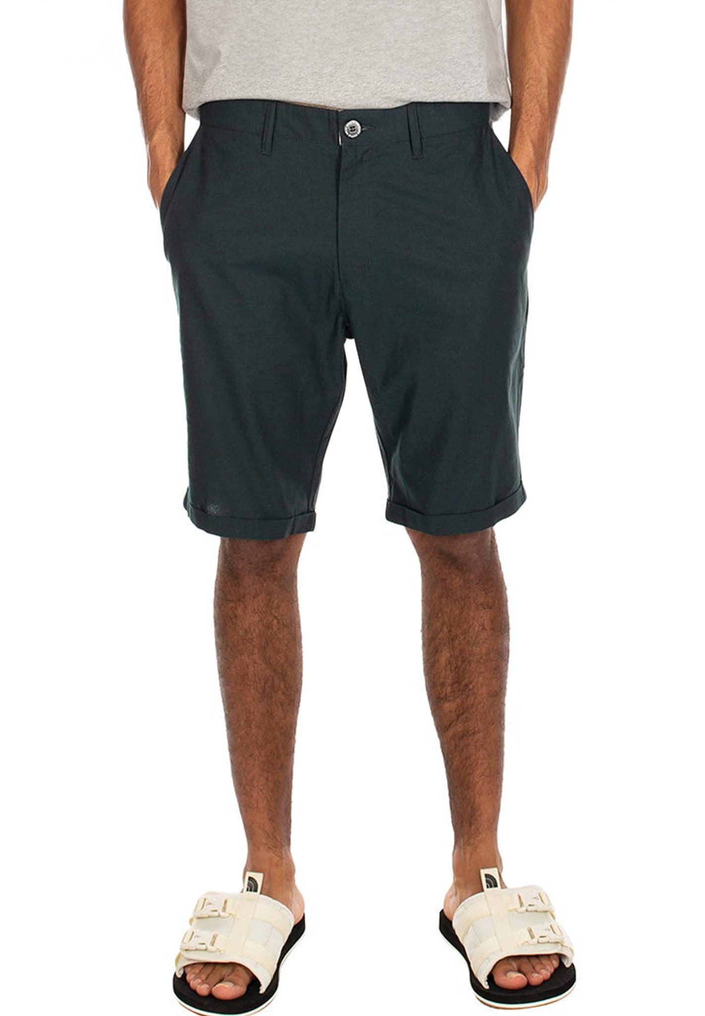 IRIEDAILY - Golfer Chambray Short - Nightforest - BACKYARD