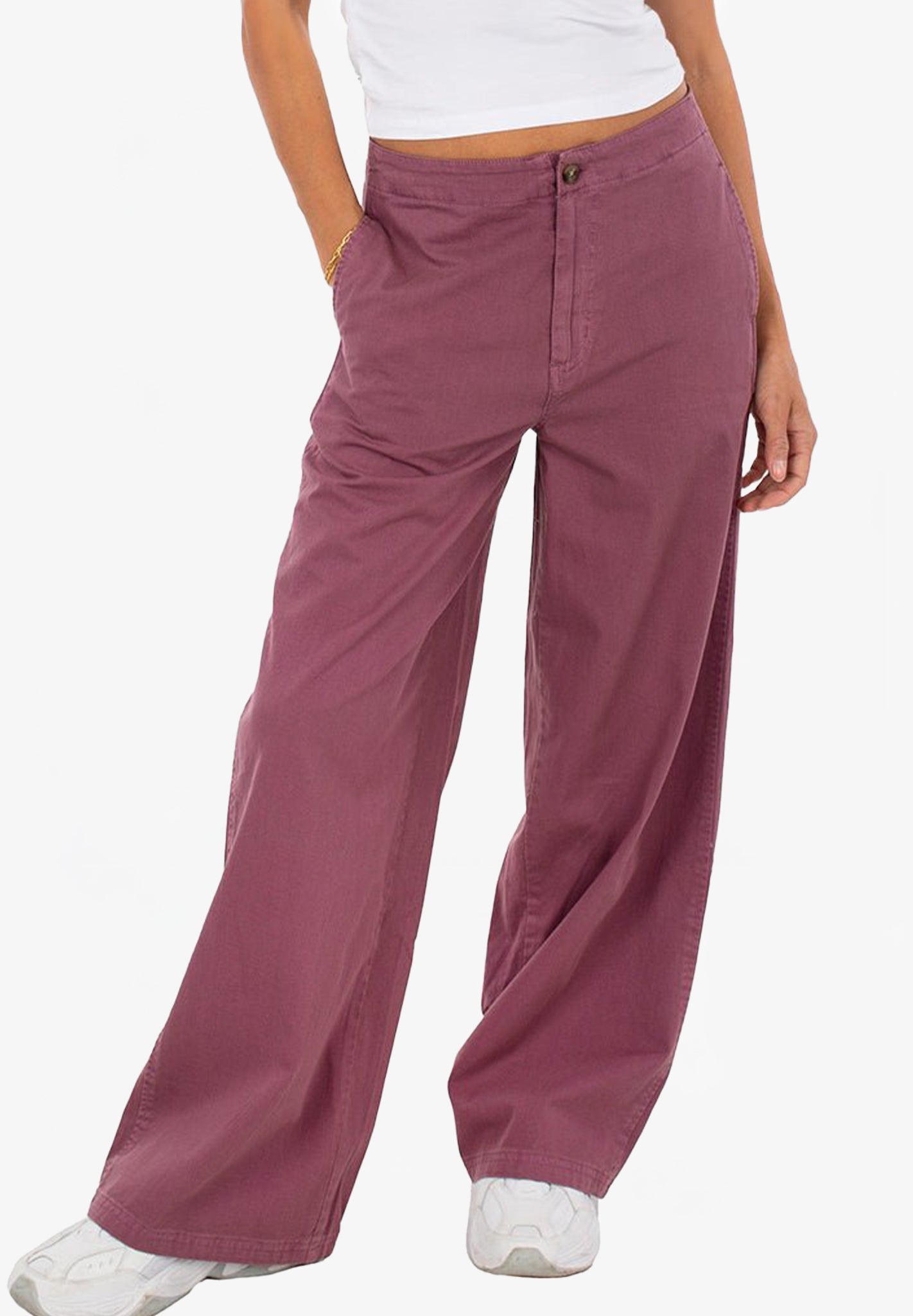 IRIEDAILY - Isie Pant - Plum - BACKYARD