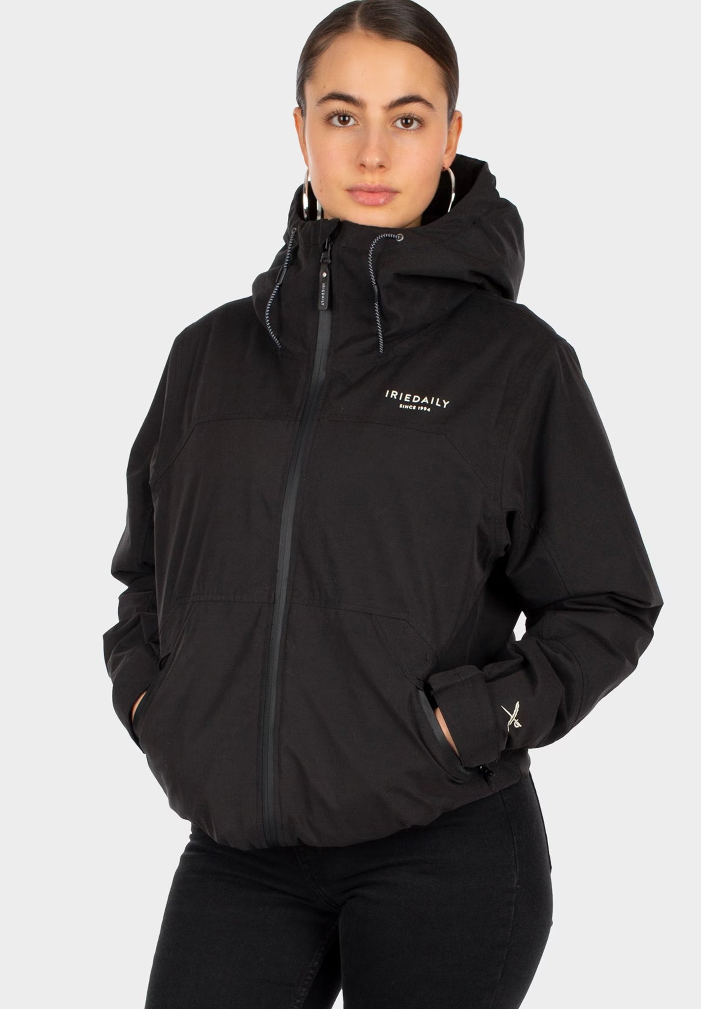 IRIEDAILY - Kat Hooded Jacket - Black - BACKYARD