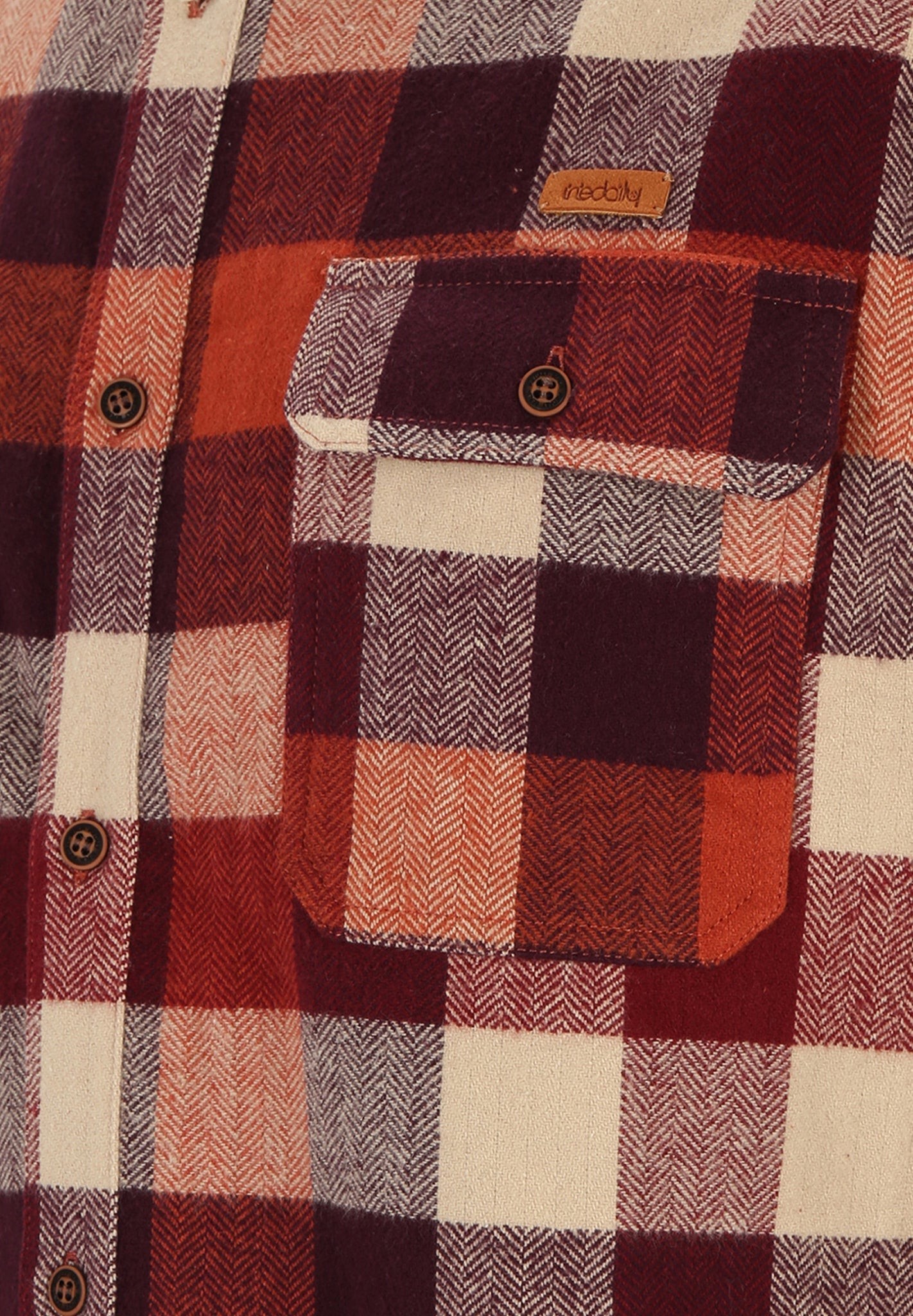 IRIEDAILY - Lumber Fella Shirt - Wine - BACKYARD