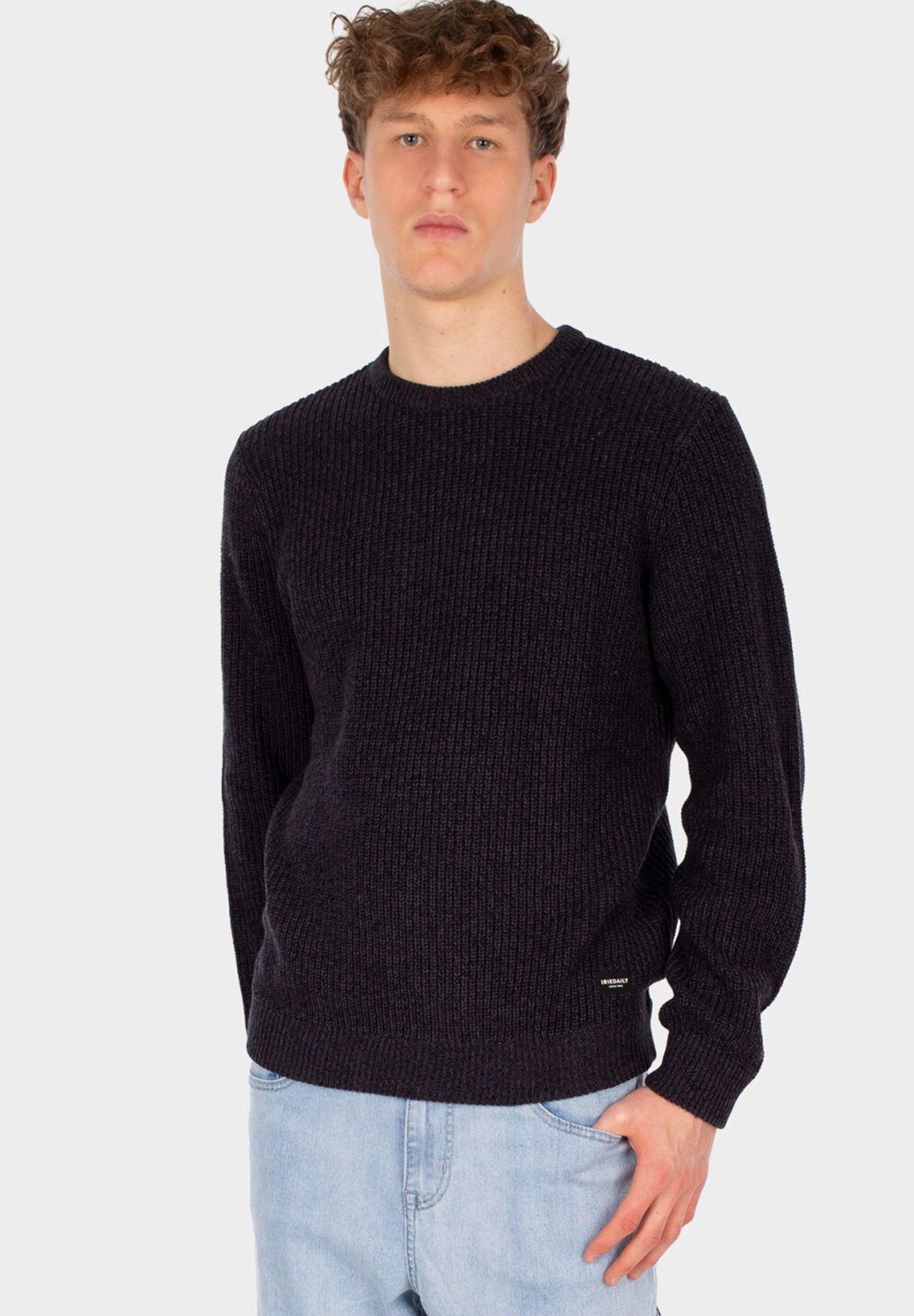 IRIEDAILY - Mixmash Knit - Black Anthra - BACKYARD