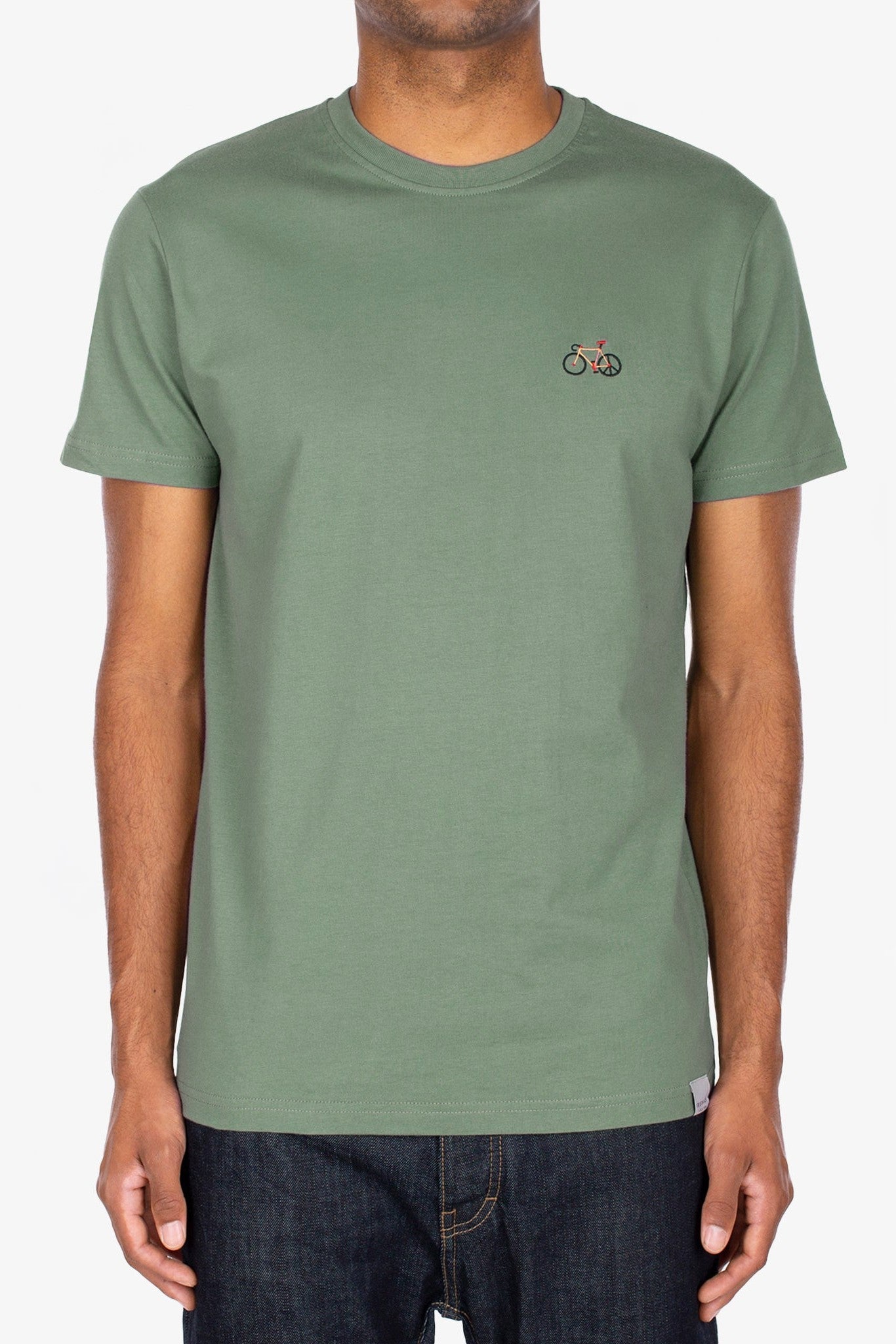 IRIEDAILY - Peaceride Emb Tee - Jungle Green - BACKYARD