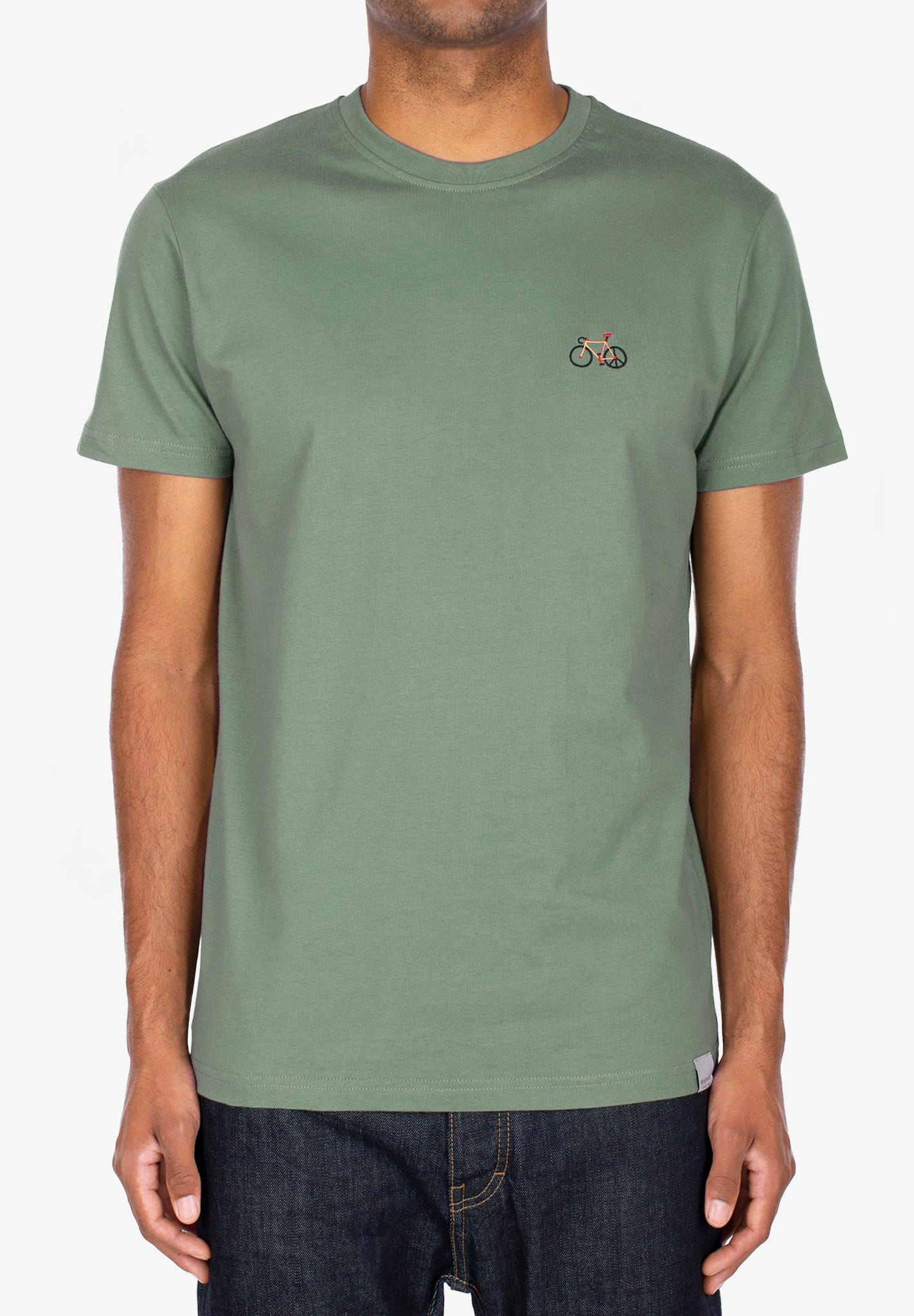 IRIEDAILY - Peaceride Emb Tee - Jungle Green - BACKYARD