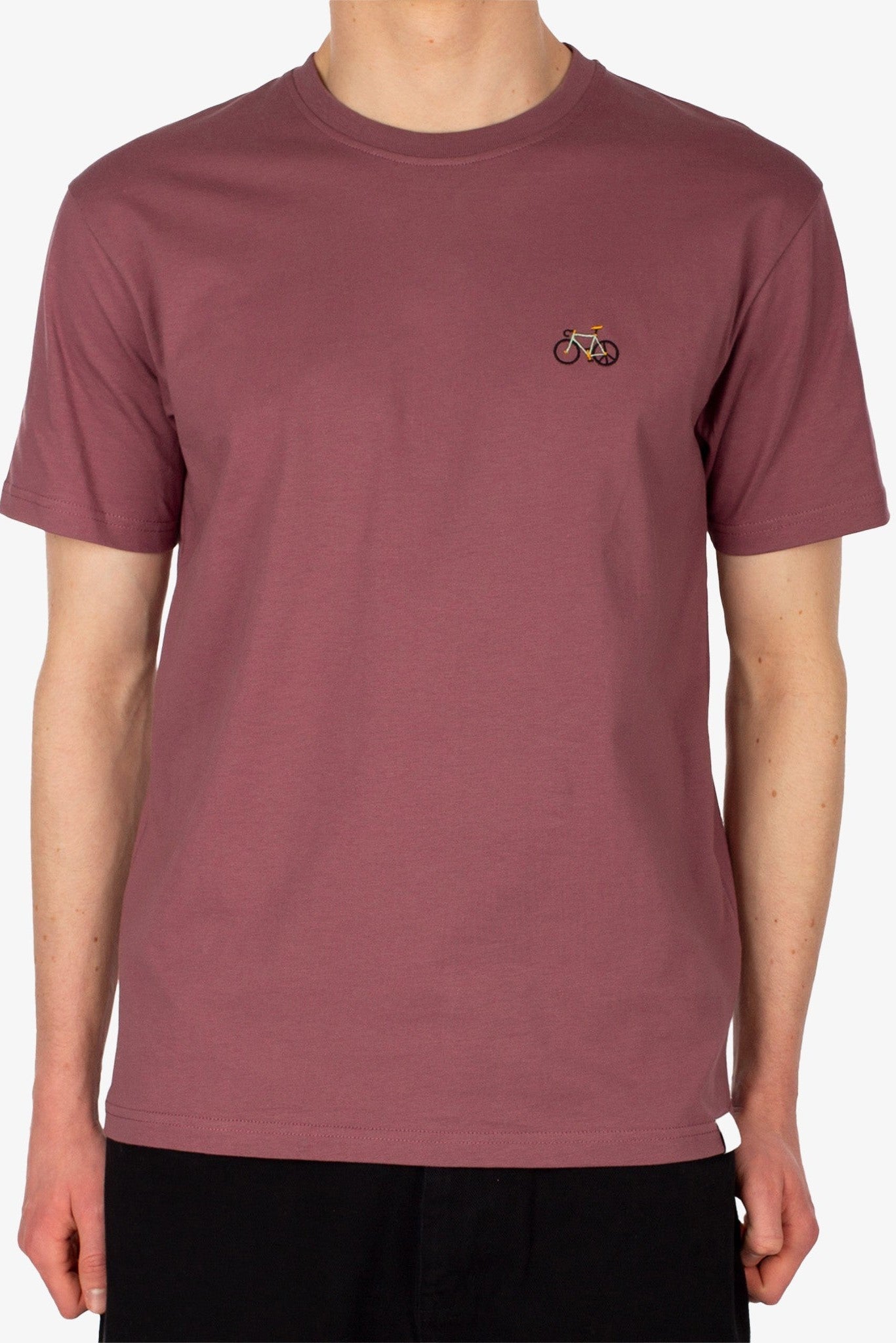 IRIEDAILY - Peaceride Emb Tee - Plum - BACKYARD