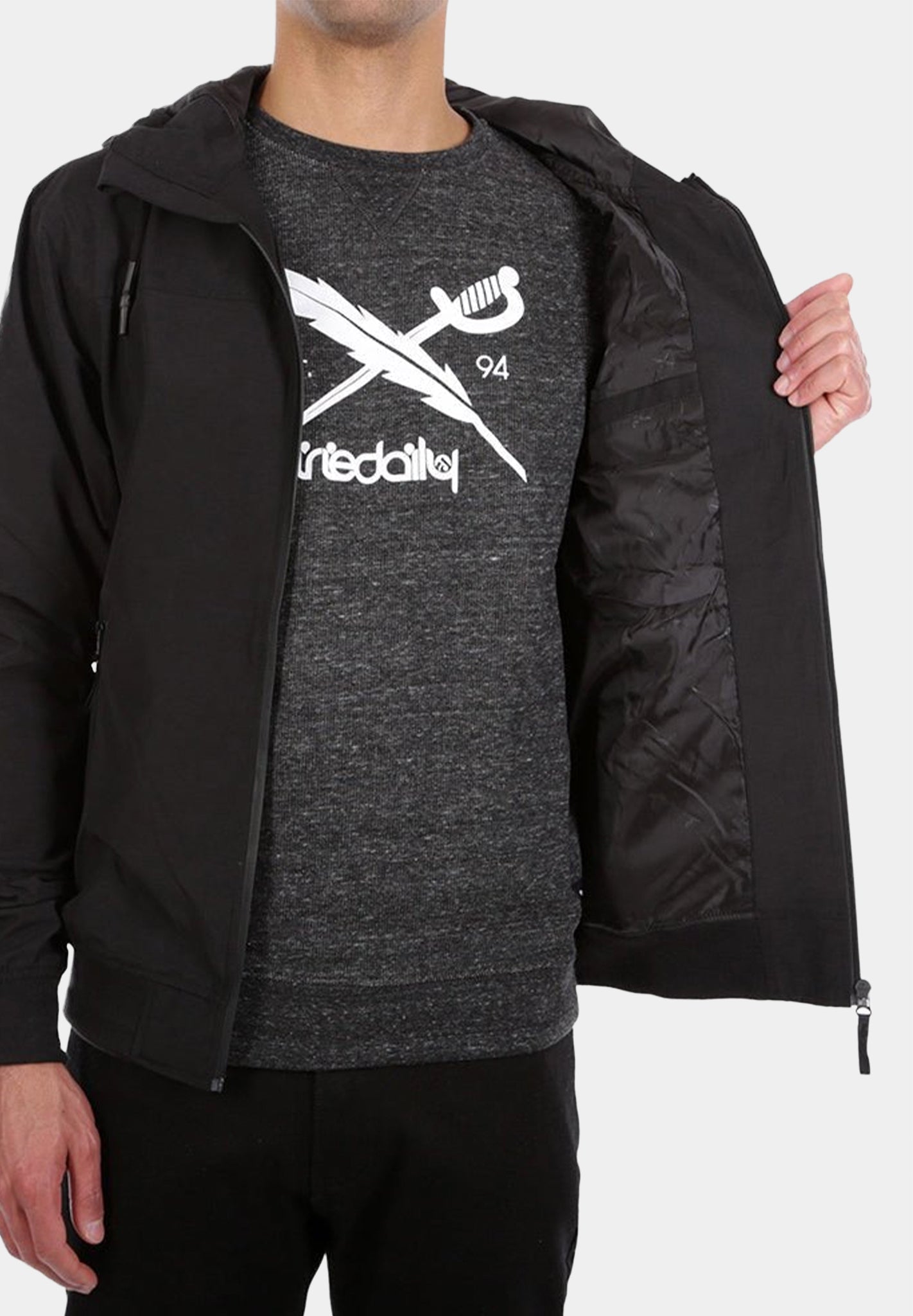 IRIEDAILY - Terance Jacket - Black - BACKYARD