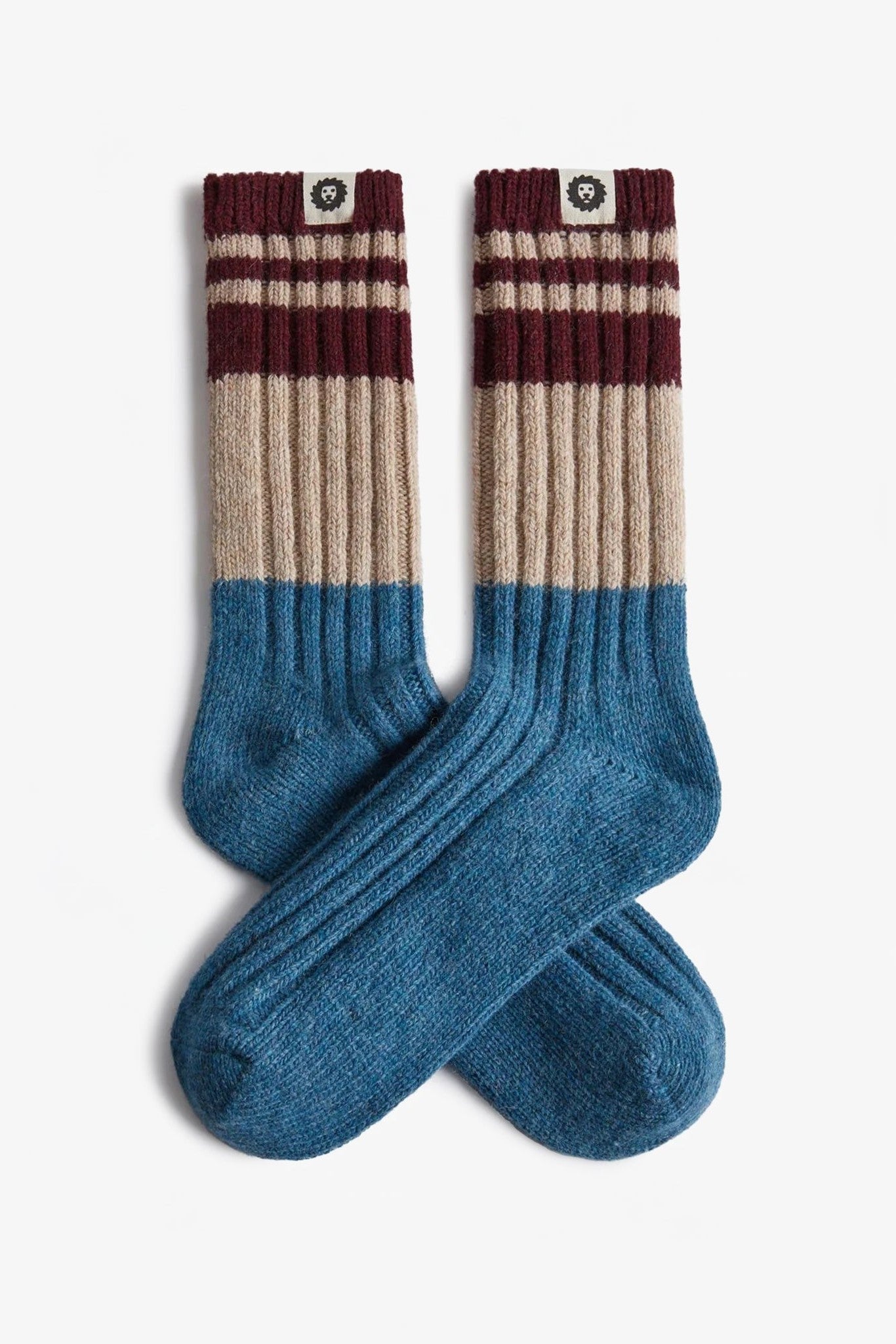 JIMMY LION - Premium Winter Rec - Beige Dark Red - BACKYARD