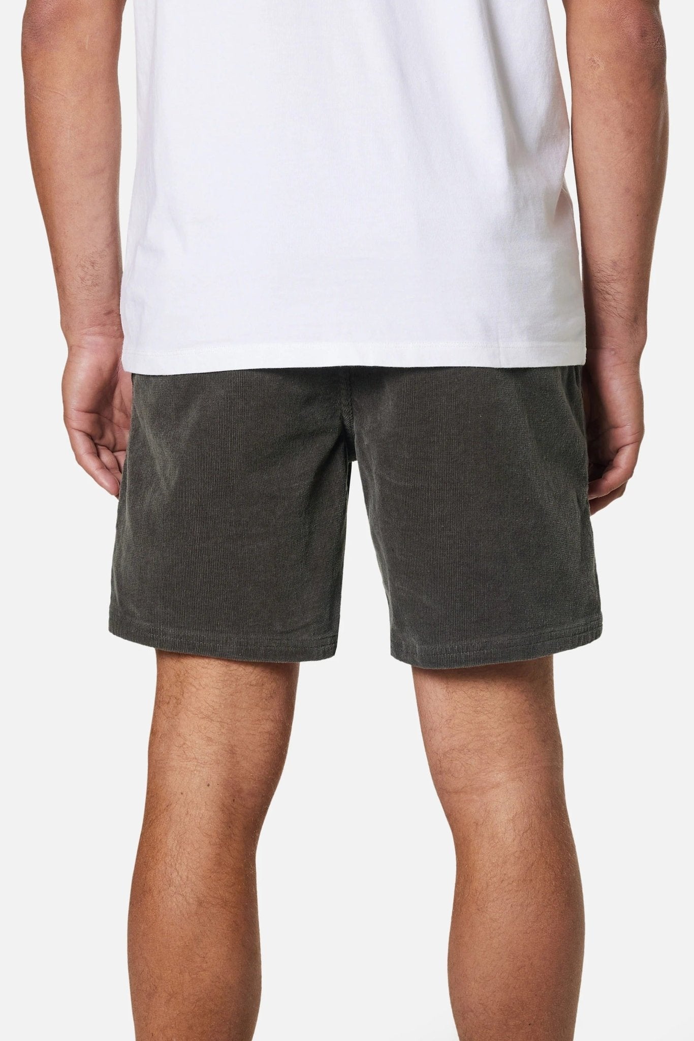 KATIN - Cord Local Short - Black Wash - BACKYARD