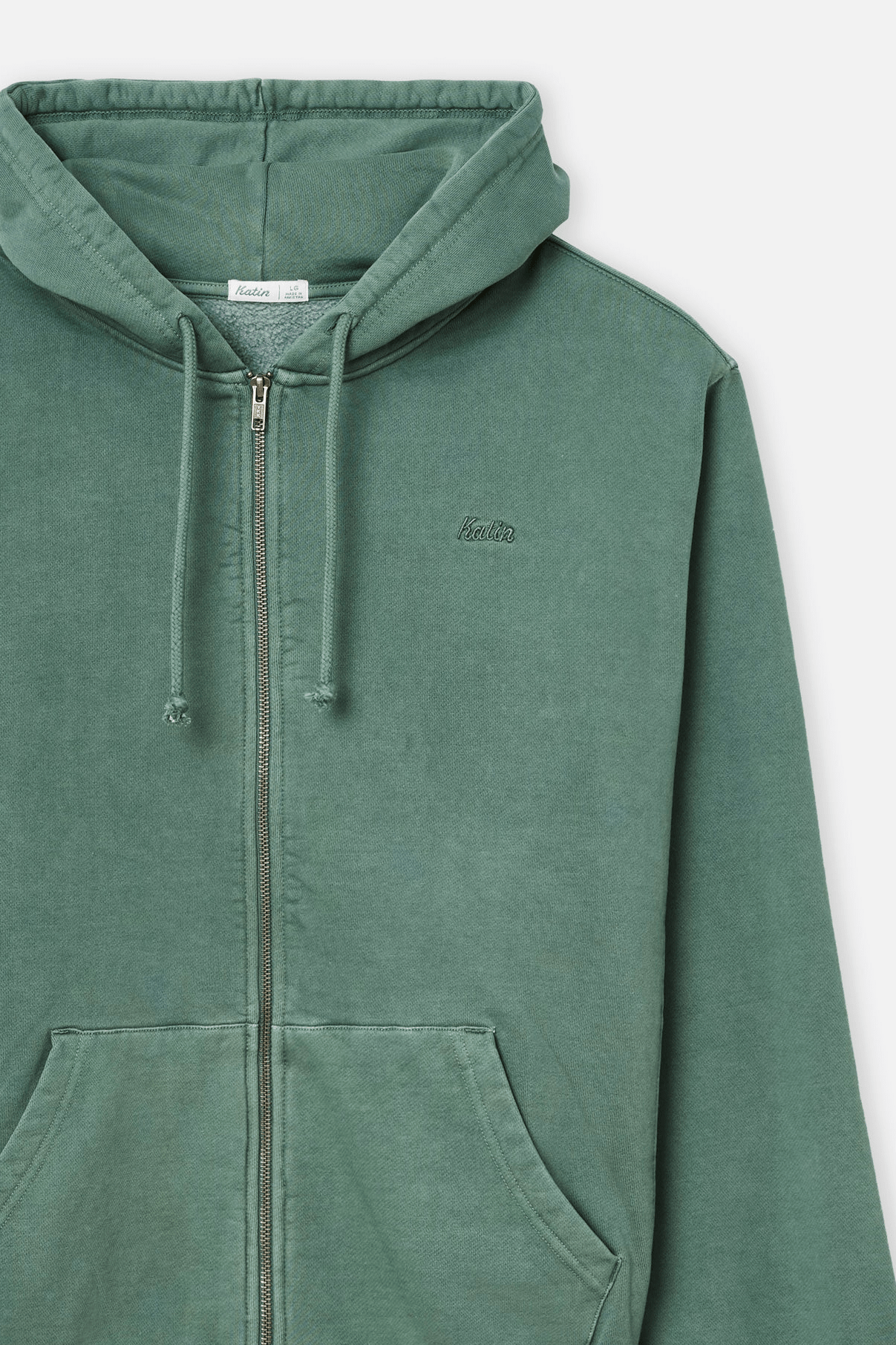 KATIN - EMB Full Zip Hood Fleece - Duck - BACKYARD