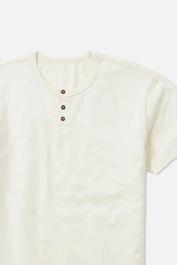 KATIN - Mesa Henley Tee - Vintage White - BACKYARD