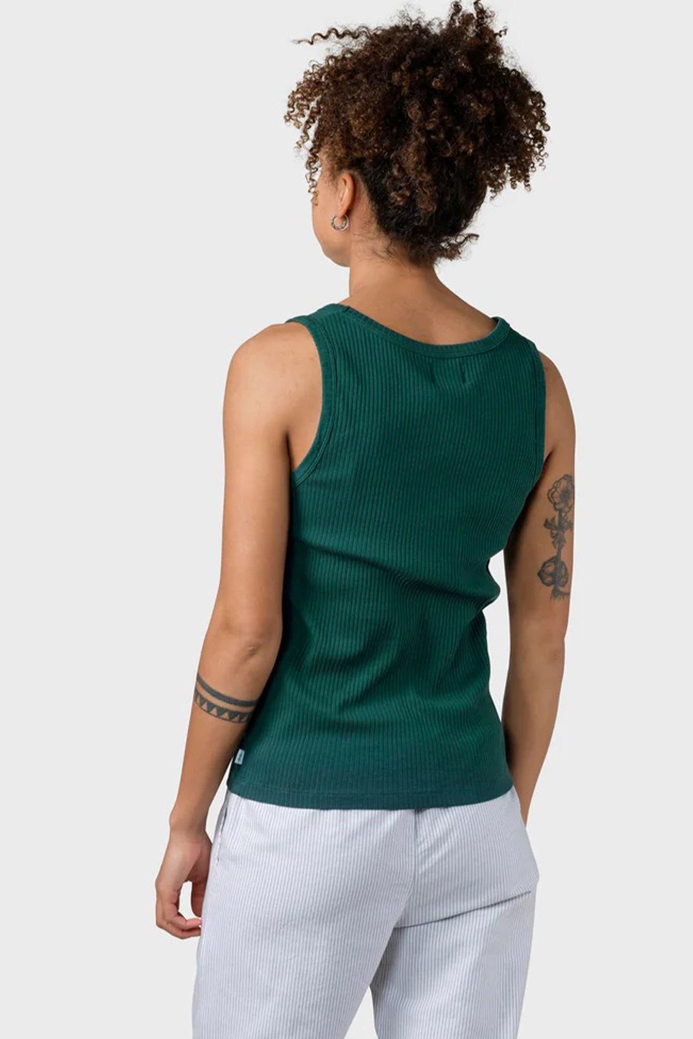 KLITMOLLER COLLECTIVE - Rib Top - Moss Green - BACKYARD