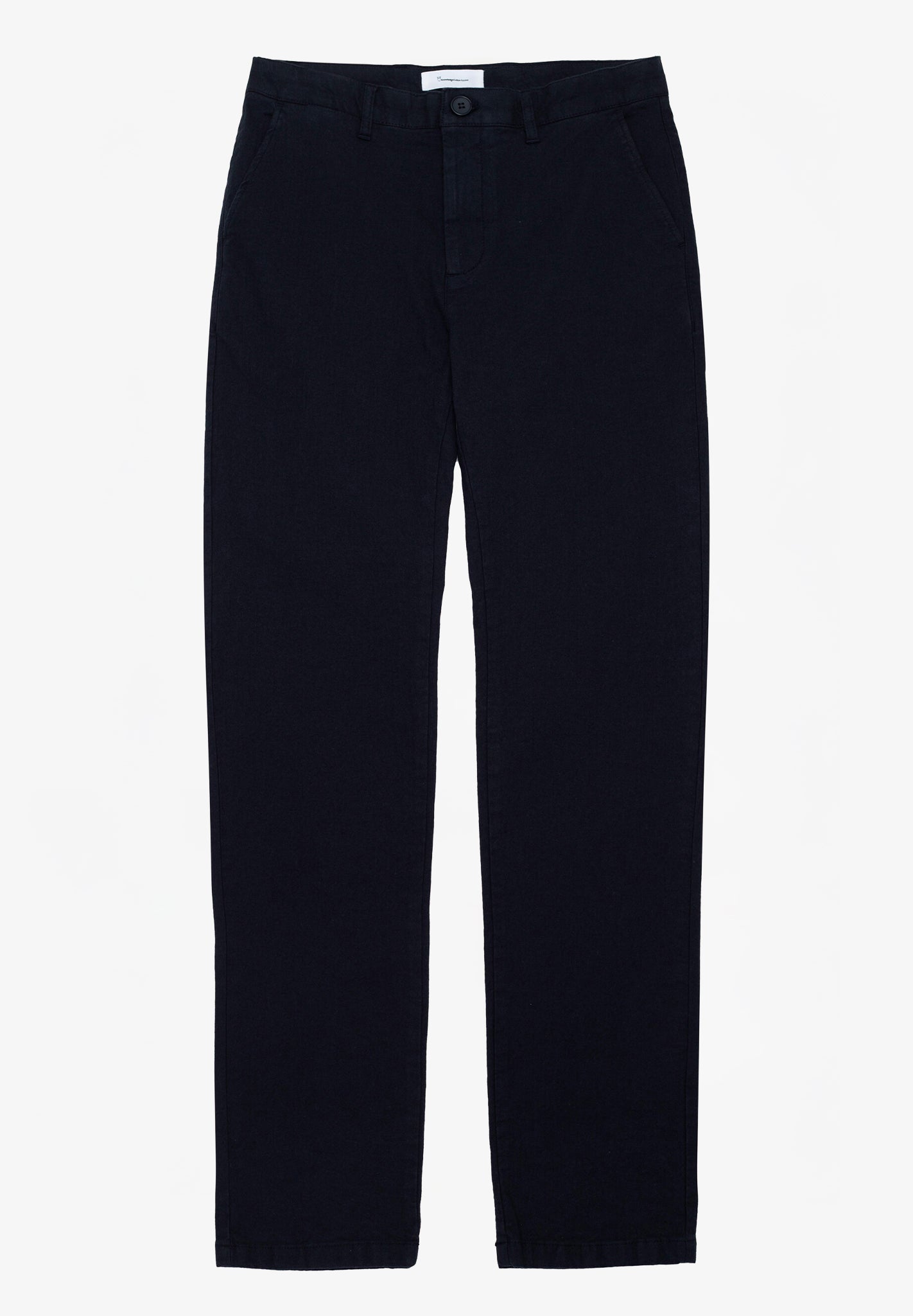 KNOWLEDGE COTTON - Chuck Regular Flannel Chino Pants - Night Sky - BACKYARD