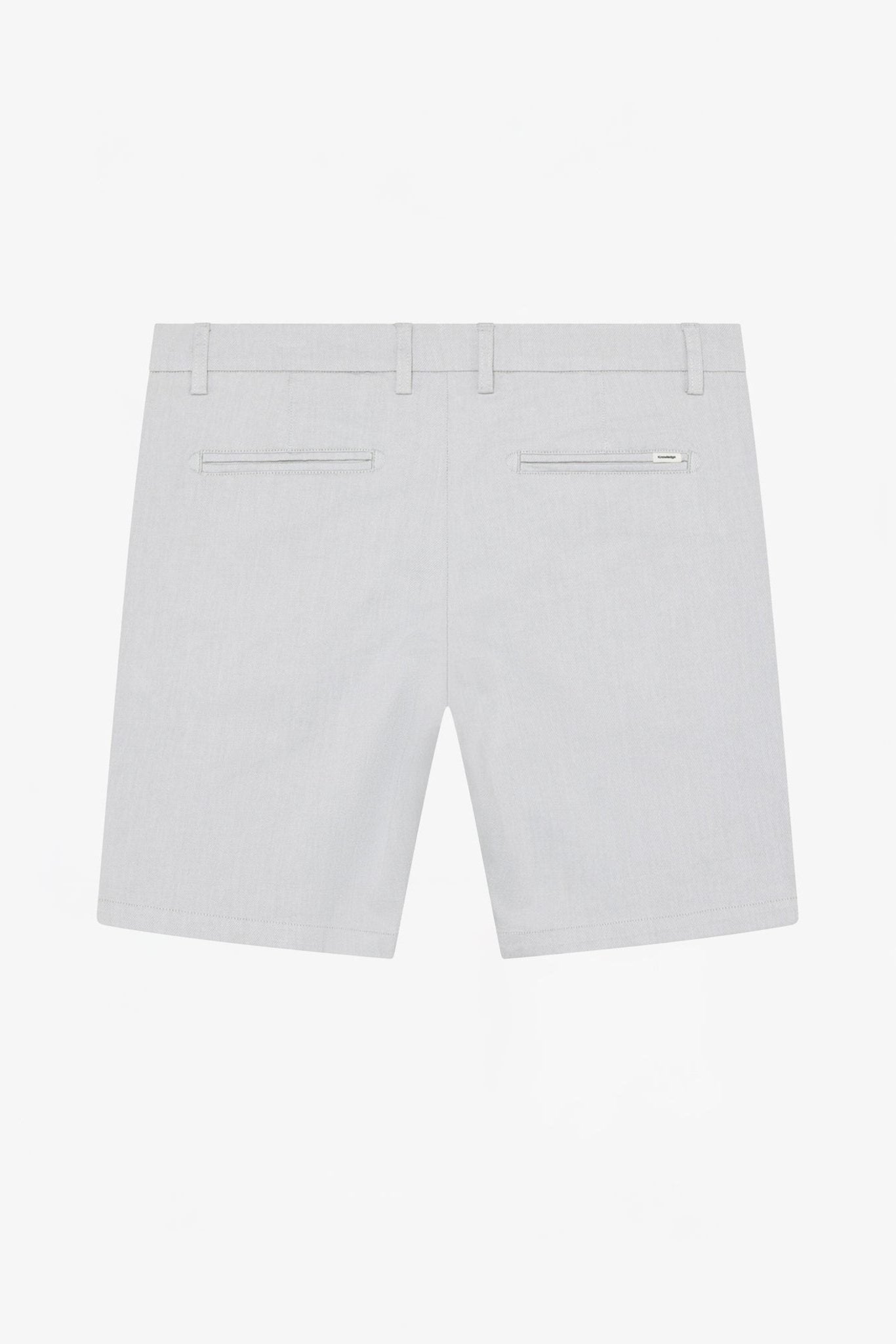 KNOWLEDGE COTTON - Chuck Regular Twill Shorts - Ultimate Grey - BACKYARD