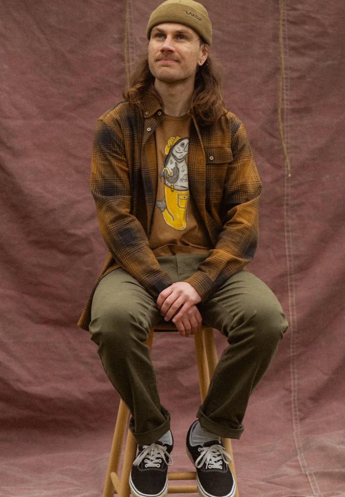 LAKOR - Carnage Chino Pants - Olive Night - BACKYARD