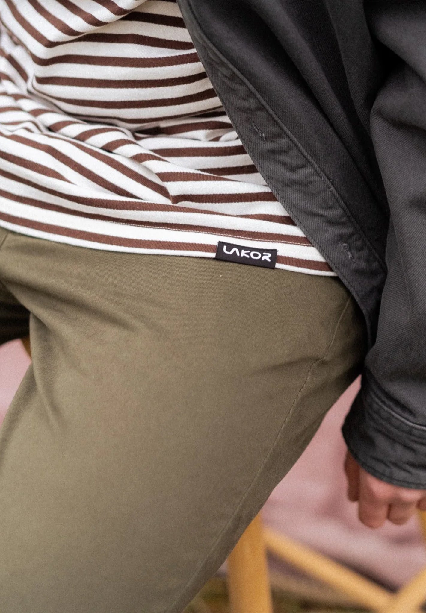 LAKOR - Carnage Chino Pants - Olive Night - BACKYARD