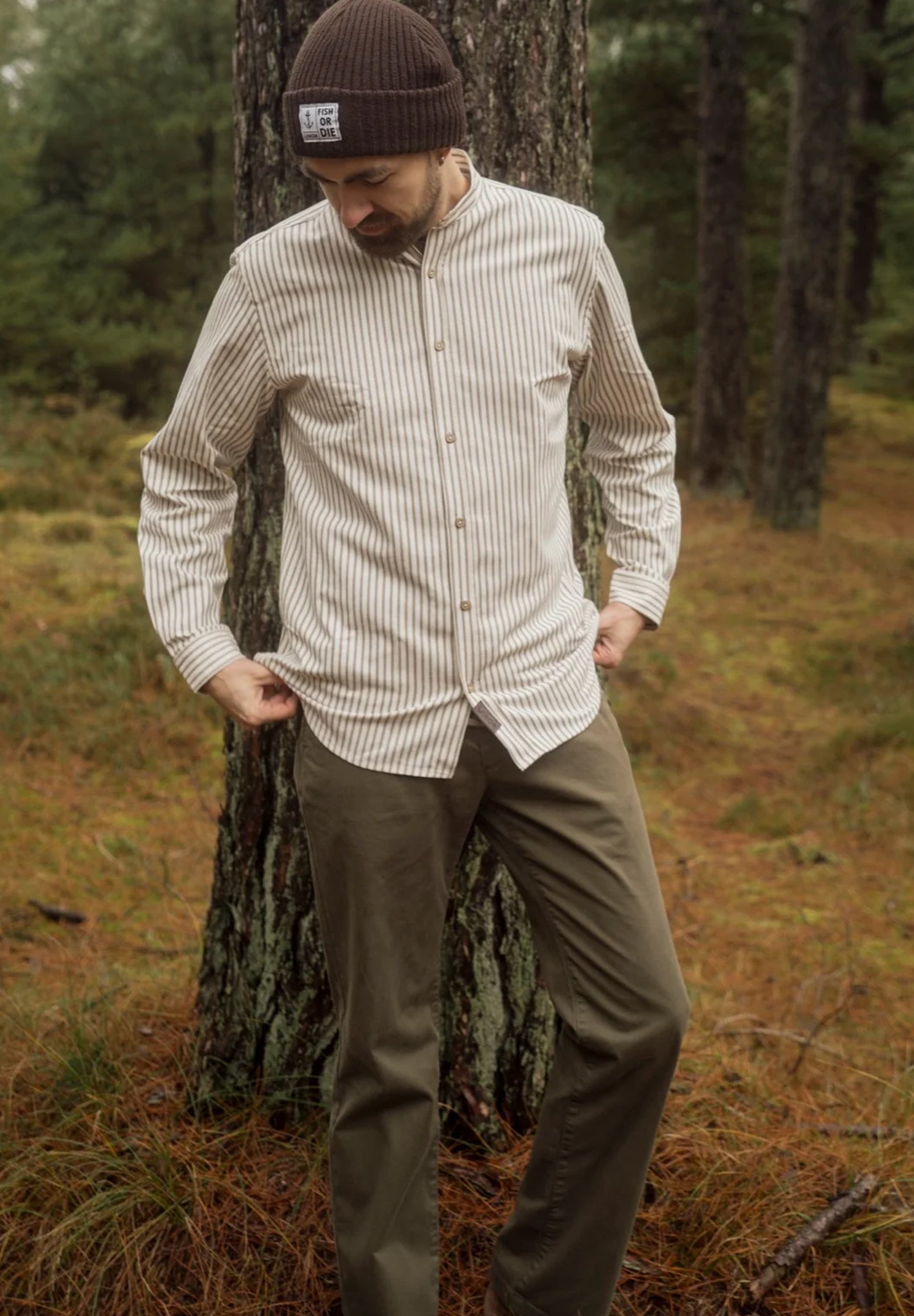 LAKOR - Carnage Chino Pants - Olive Night - BACKYARD