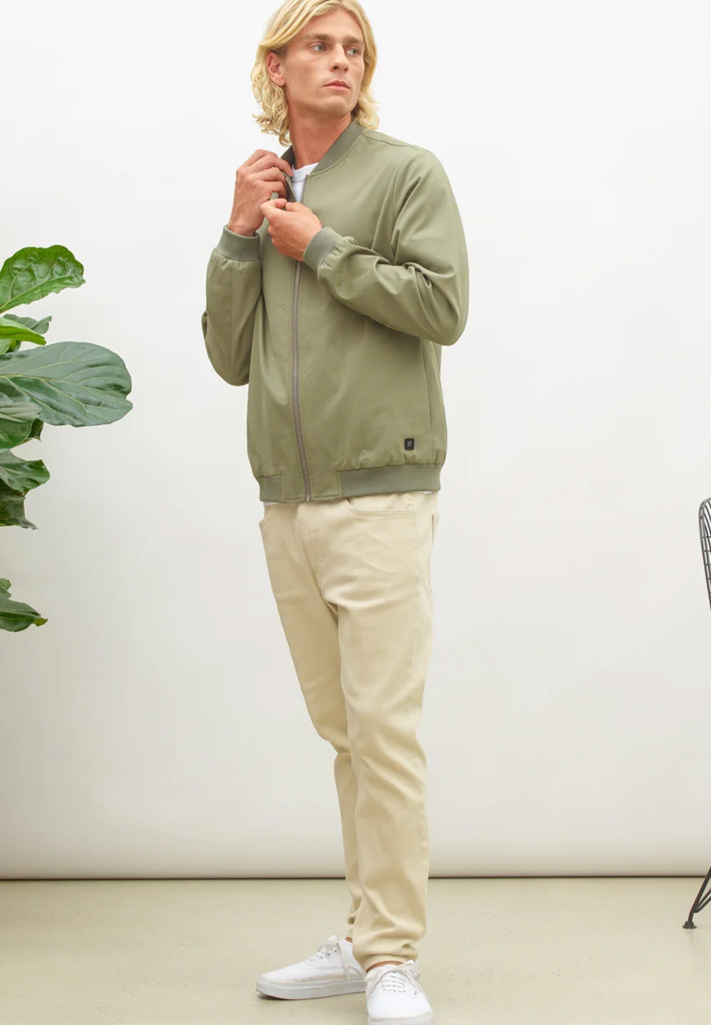 NOWADAYS - Bomber Jacket - Balsam Green - BACKYARD