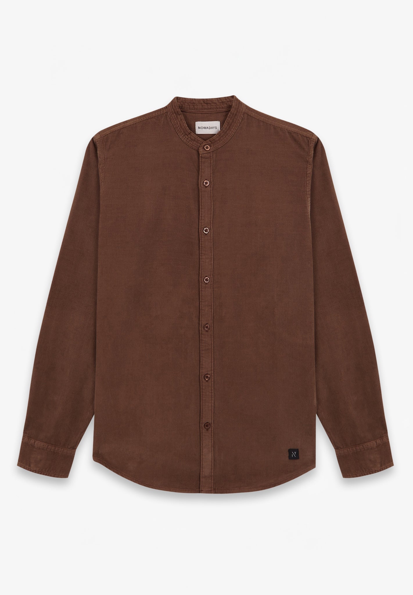 NOWADAYS - Garment Dyed Babycord Shirt - Rain Drum - BACKYARD