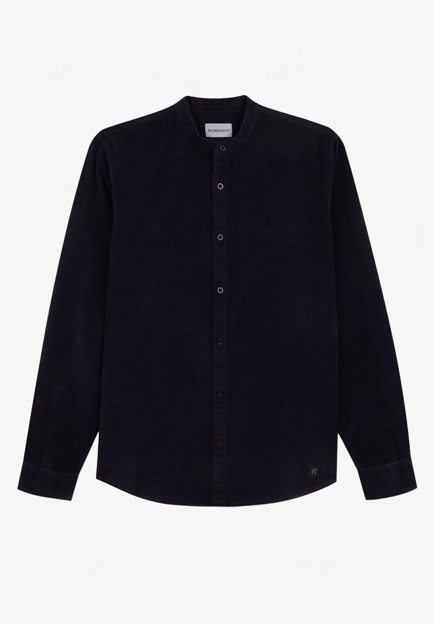 NOWADAYS - Garment Dyed Babycord Shirt - Sky Captain - BACKYARD