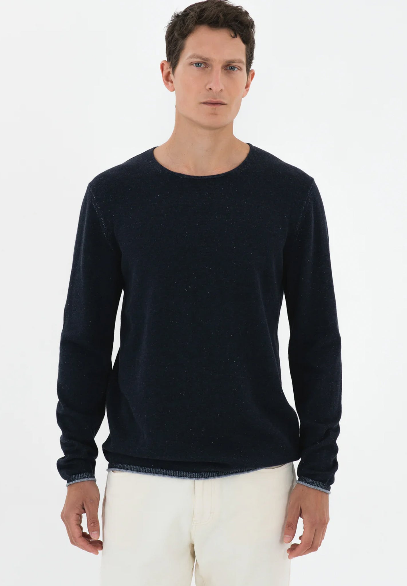 NOWADAYS - Plated Sweater - Sky Captain - BACKYARD