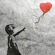 PAPRCUTS - Balloon Girl Kulturbeutel - Balloon Girl - BACKYARD