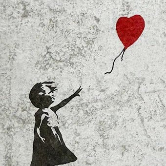 PAPRCUTS - RFID Alu Kartenetui - Balloon Girl - BACKYARD