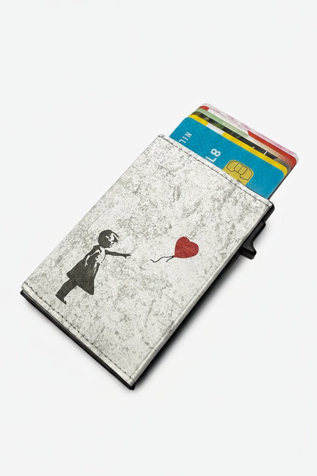 PAPRCUTS - RFID Alu Kartenetui - Balloon Girl - BACKYARD