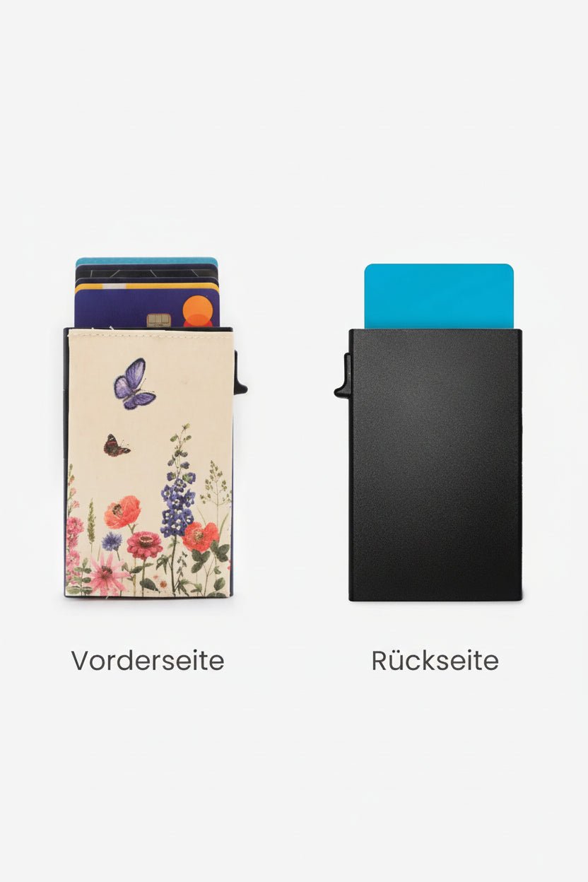 PAPRCUTS - RFID Alu Kartenetui - Blumenwiese - BACKYARD