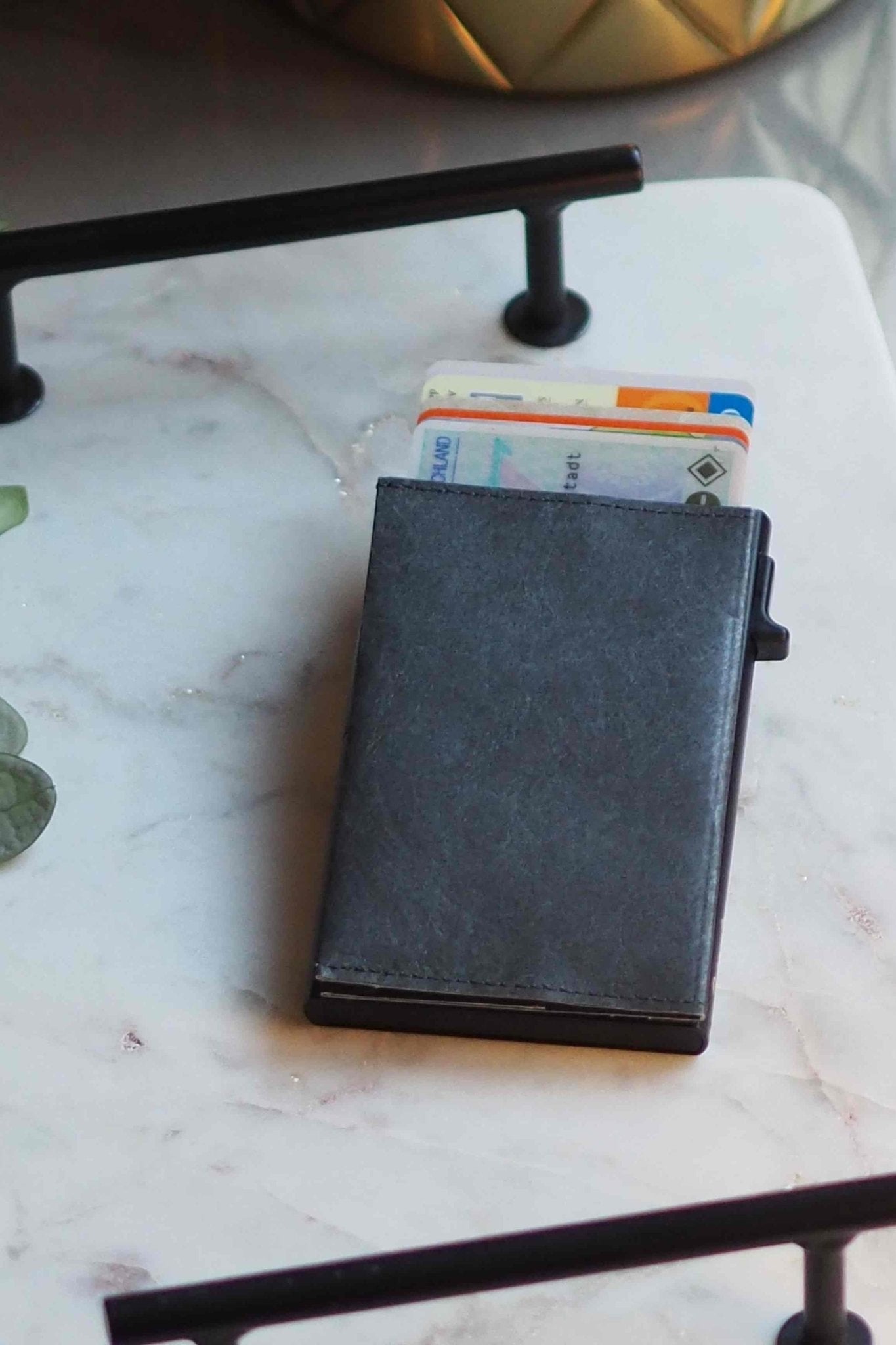 PAPRCUTS - RFID Alu Kartenetui - Just Black - BACKYARD