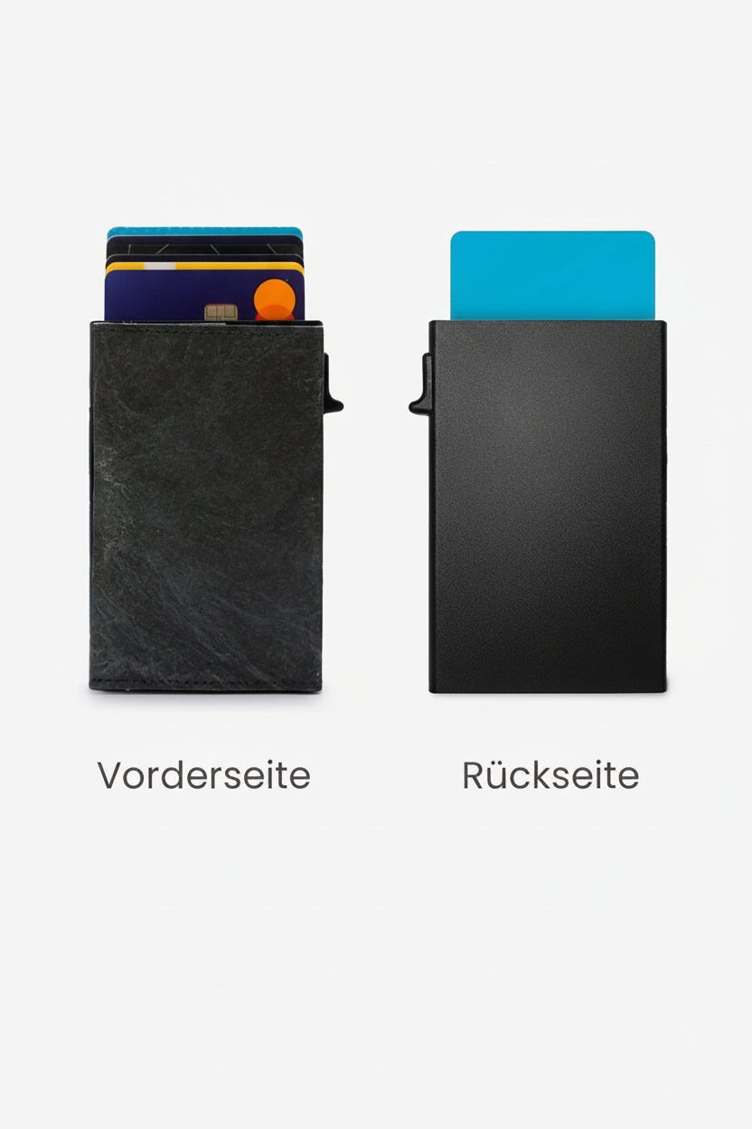 PAPRCUTS - RFID Alu Kartenetui - Just Black - BACKYARD