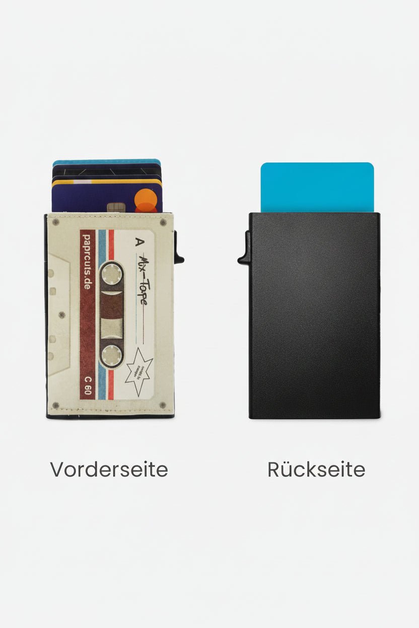 PAPRCUTS - RFID Alu Kartenetui - Mixtape - BACKYARD