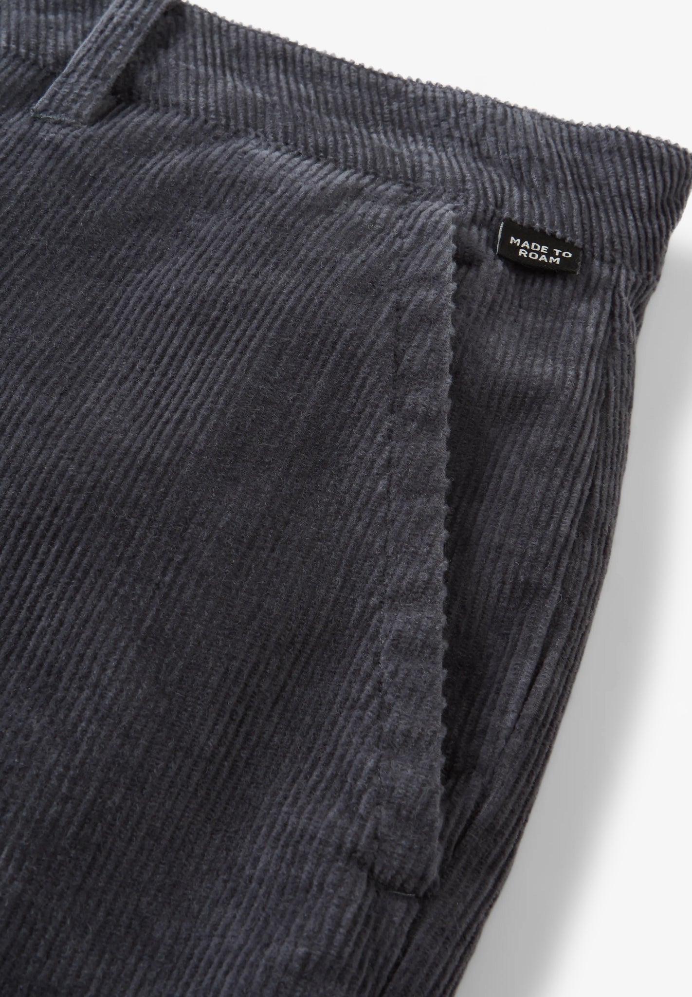PASSENGER - 365 Cord Trouser - Charcoal - BACKYARD