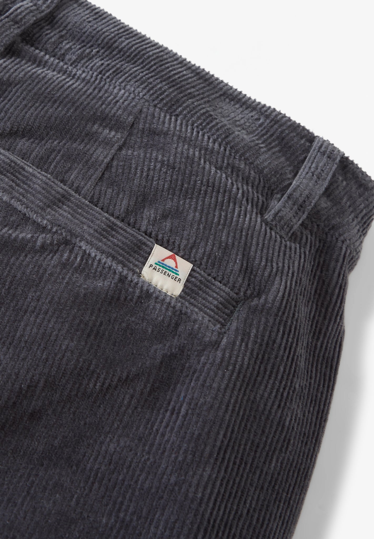 PASSENGER - 365 Cord Trouser - Charcoal - BACKYARD